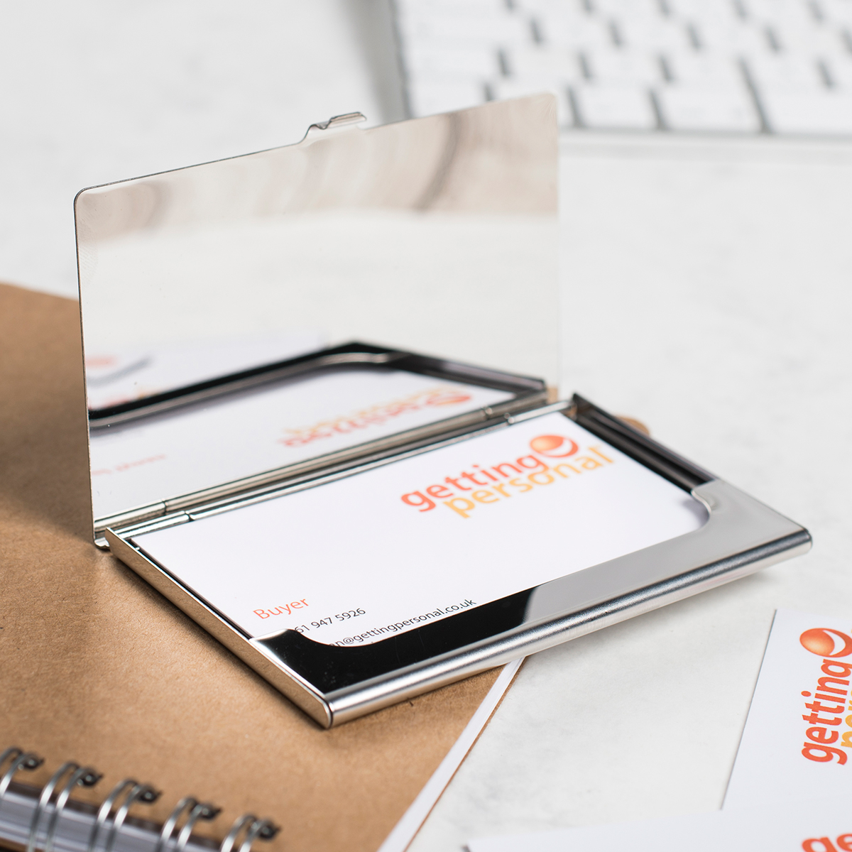 Personalised Engraved Business Card Holder