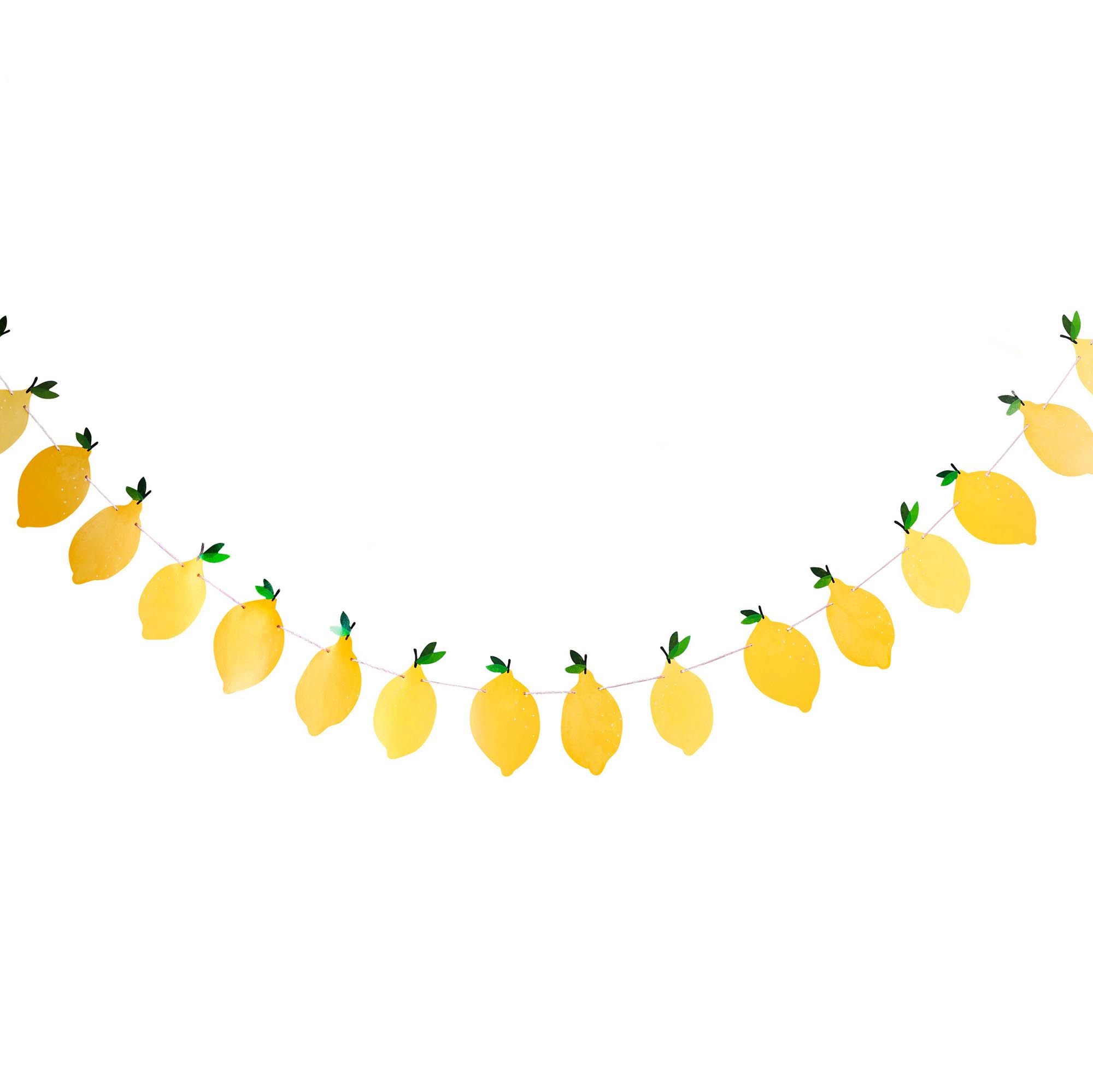 Lemon Card Garland