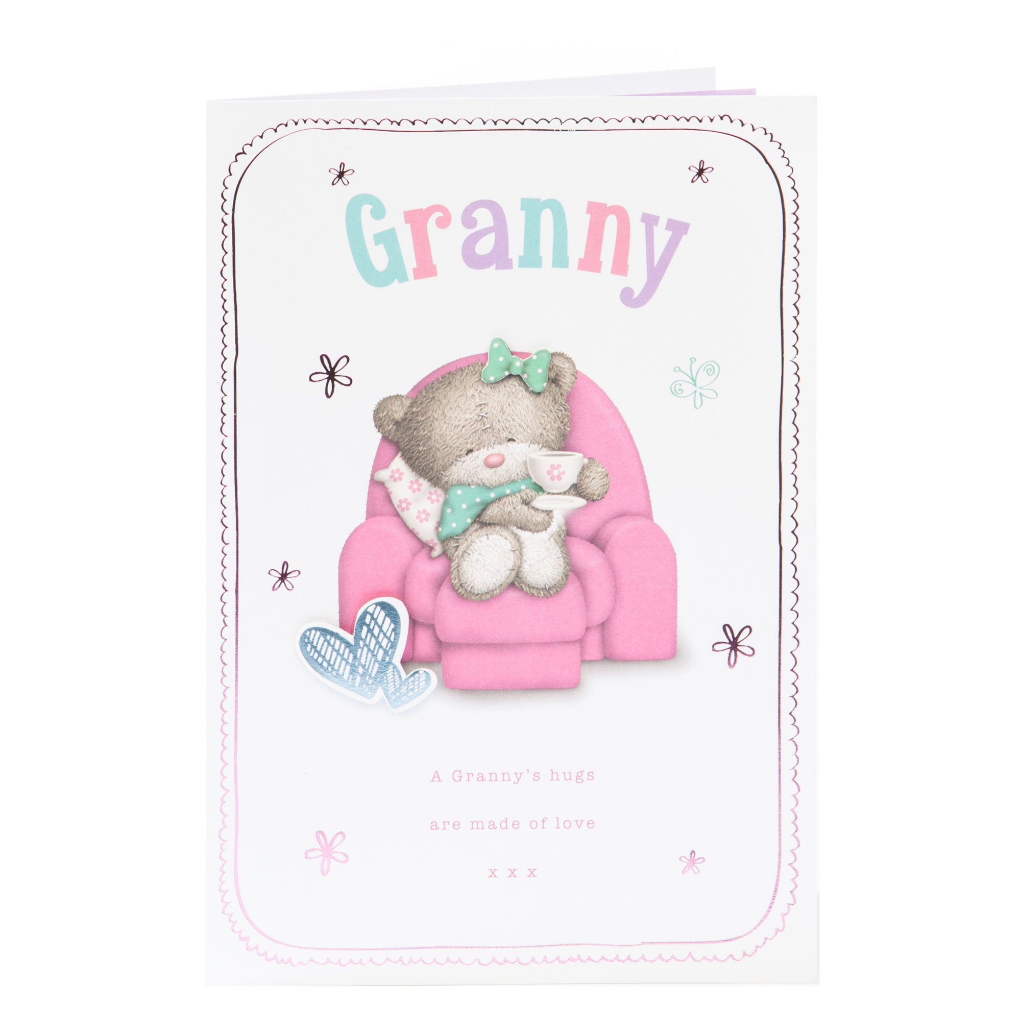 Hugs Bear Birthday Card - A Granny's Hugs