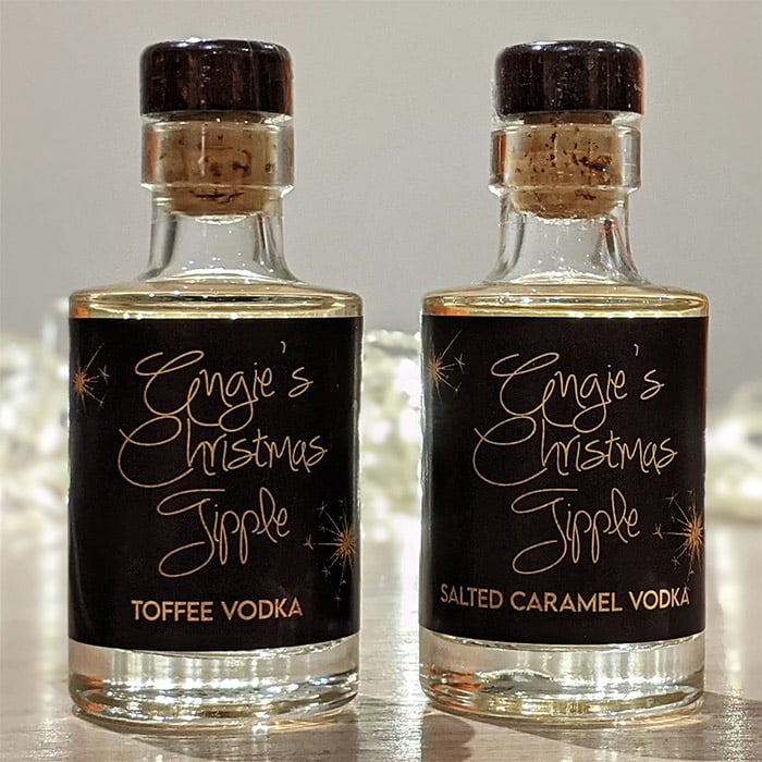 Personalised Salted Caramel And Toffee Vodka Gift Box