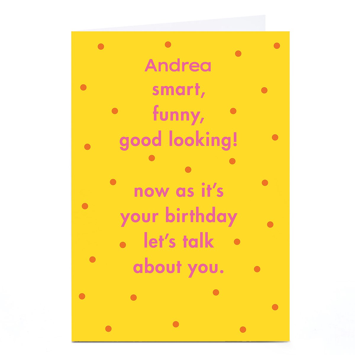 Personalised Baboon Card - Smart Funny Good Looking