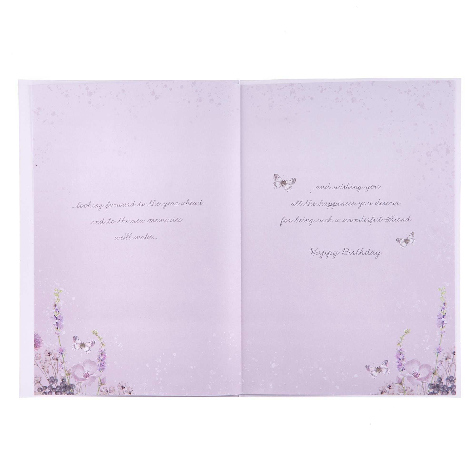 Birthday Card - Wishes To My Friend (Detachable Keepsake)