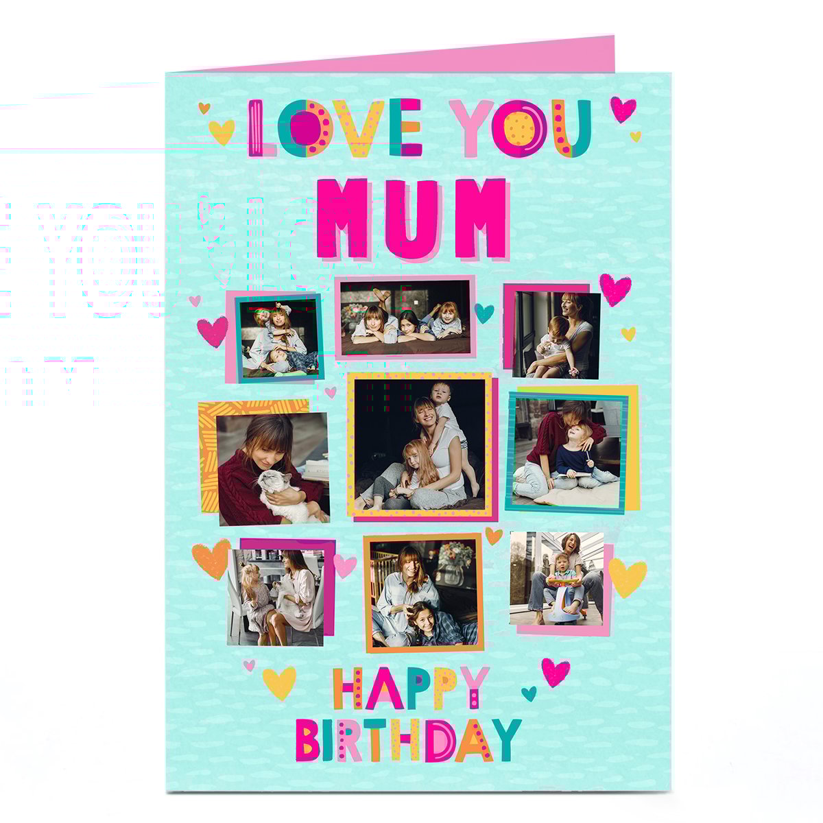 Photo Birthday Card - Love You 