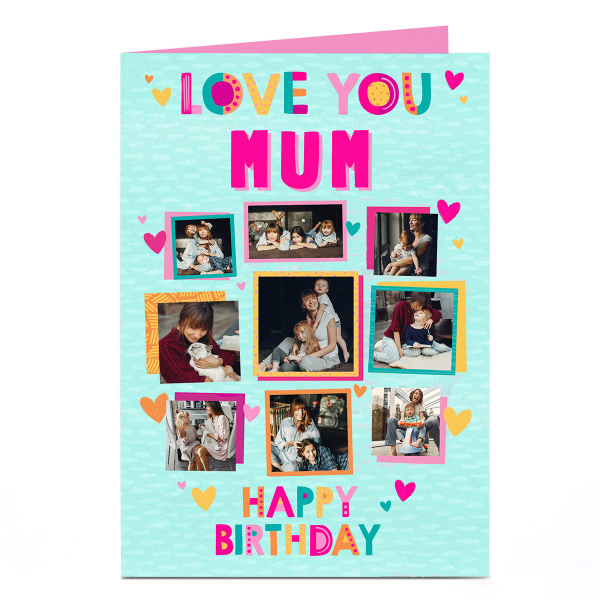 Photo Birthday Card - Love You 