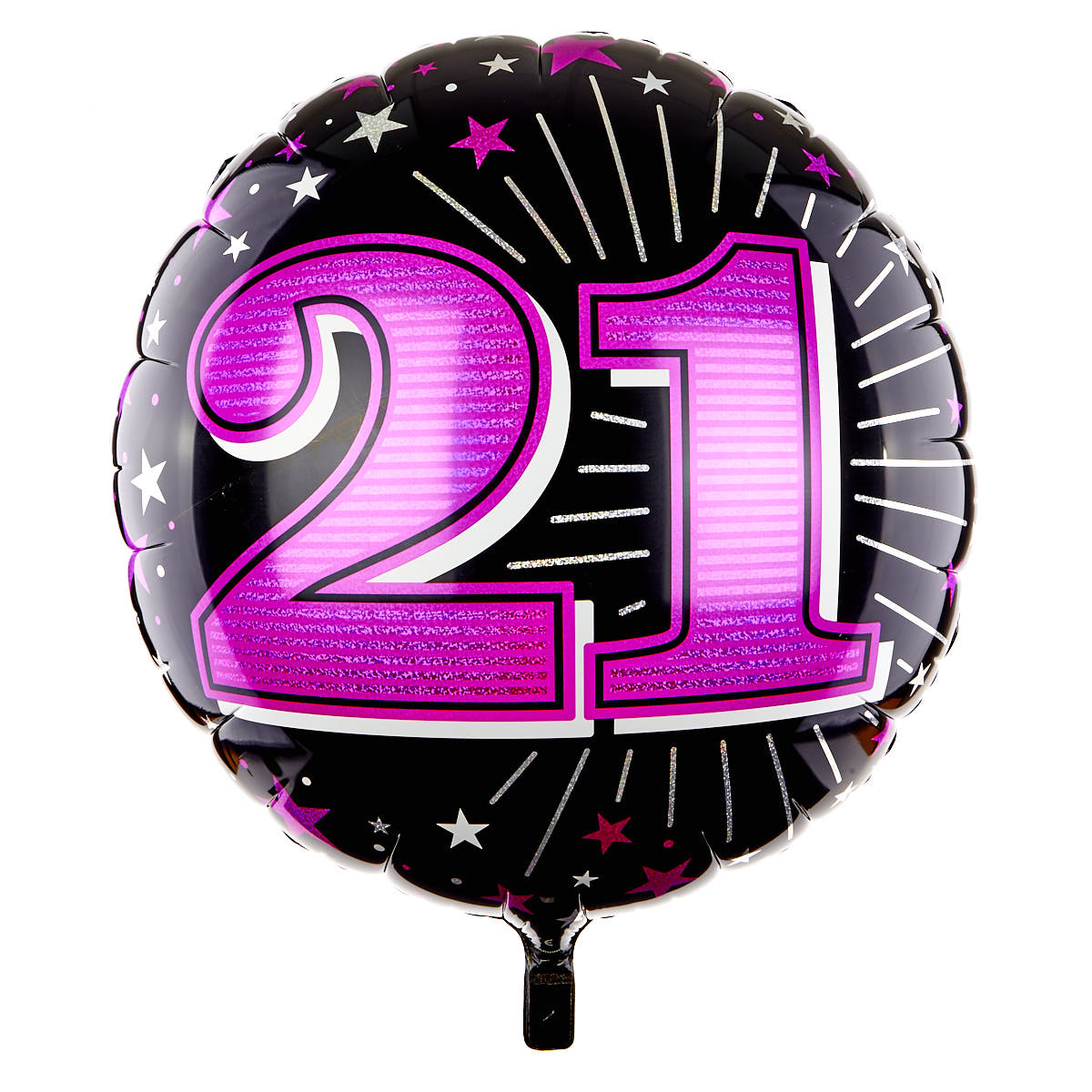 31 Inch 21st Birthday Helium Balloon - Pink