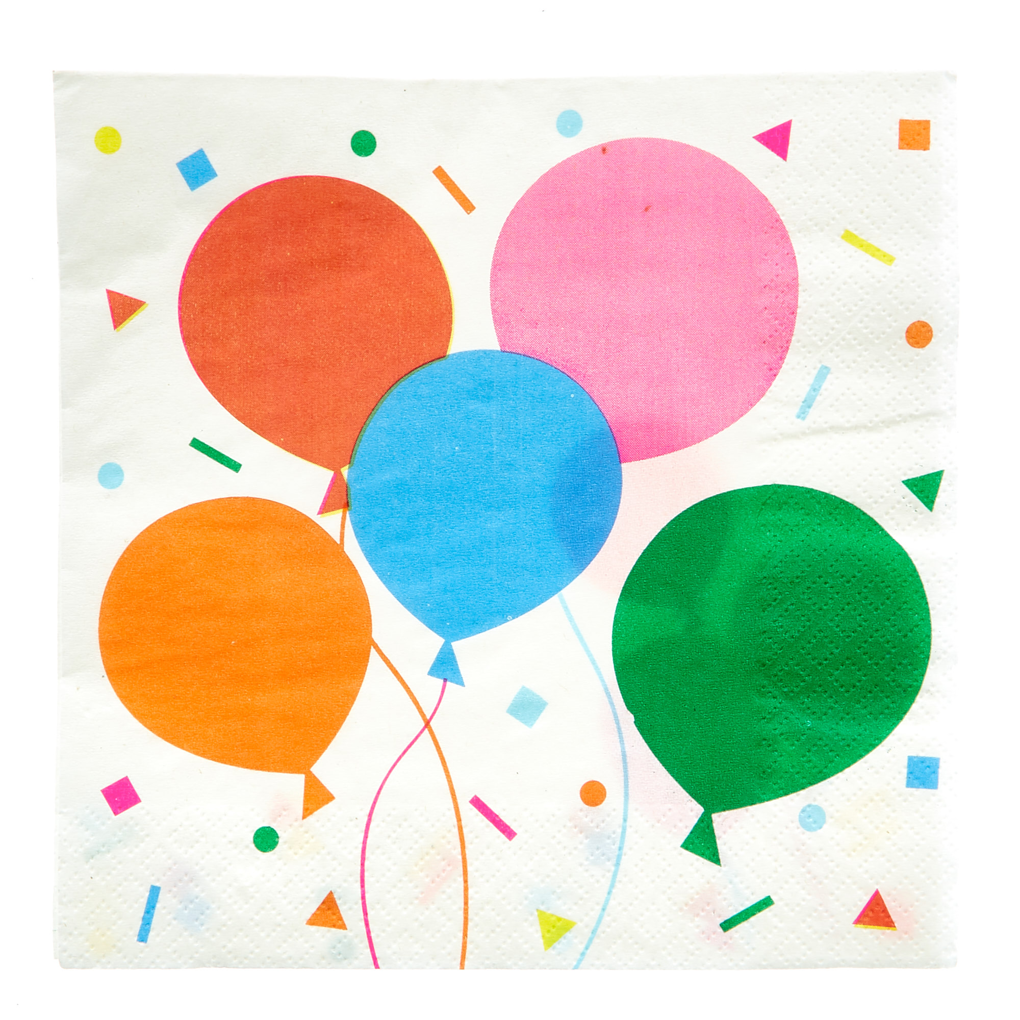 Colourful Birthday Balloons Party Tableware & Decorations Bundle - 8 Guests