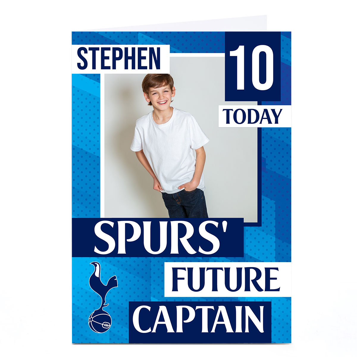 Photo Football Birthday Card - Spurs Future Captain