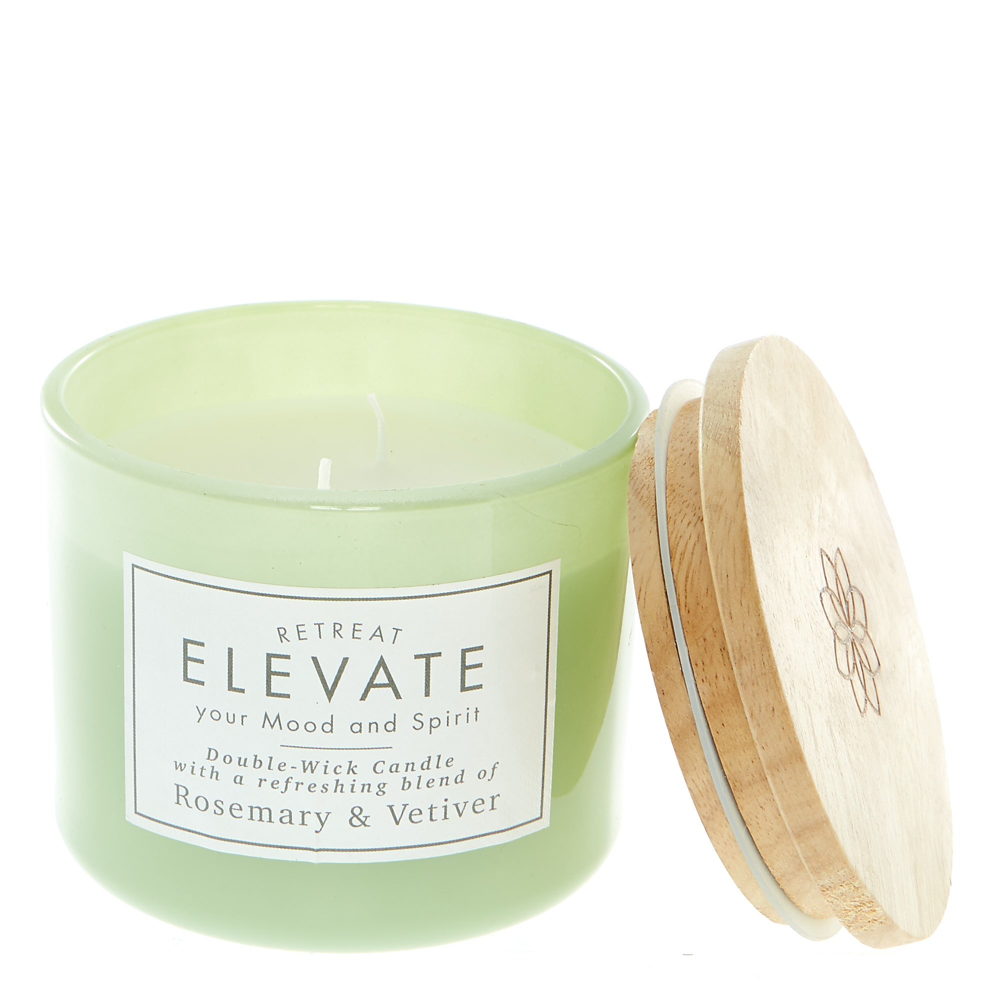 Rosemary & Vetiver Double-Wick Scented Candle