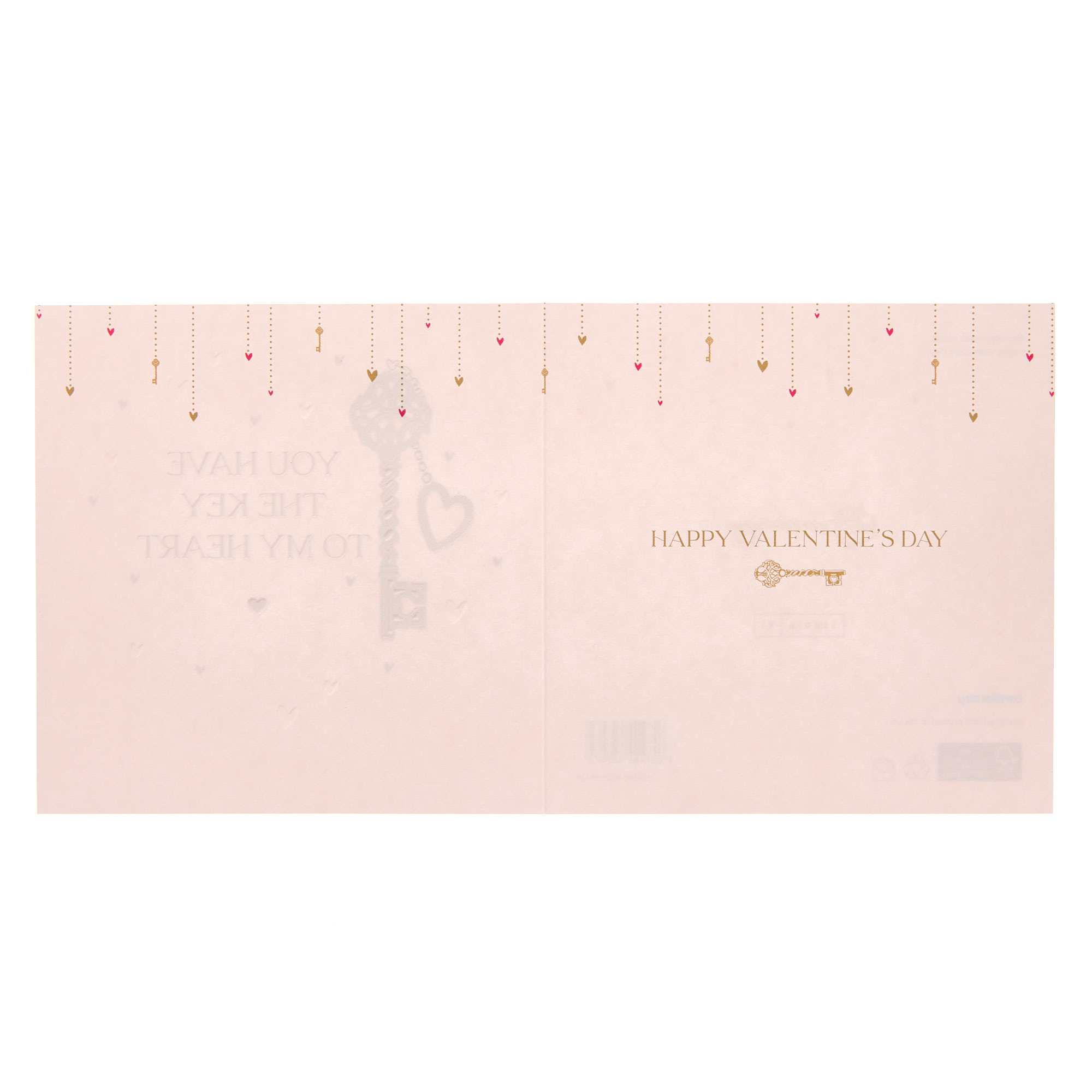 THE KEY TO MY HEART Studio 41 Valentine's Day Card