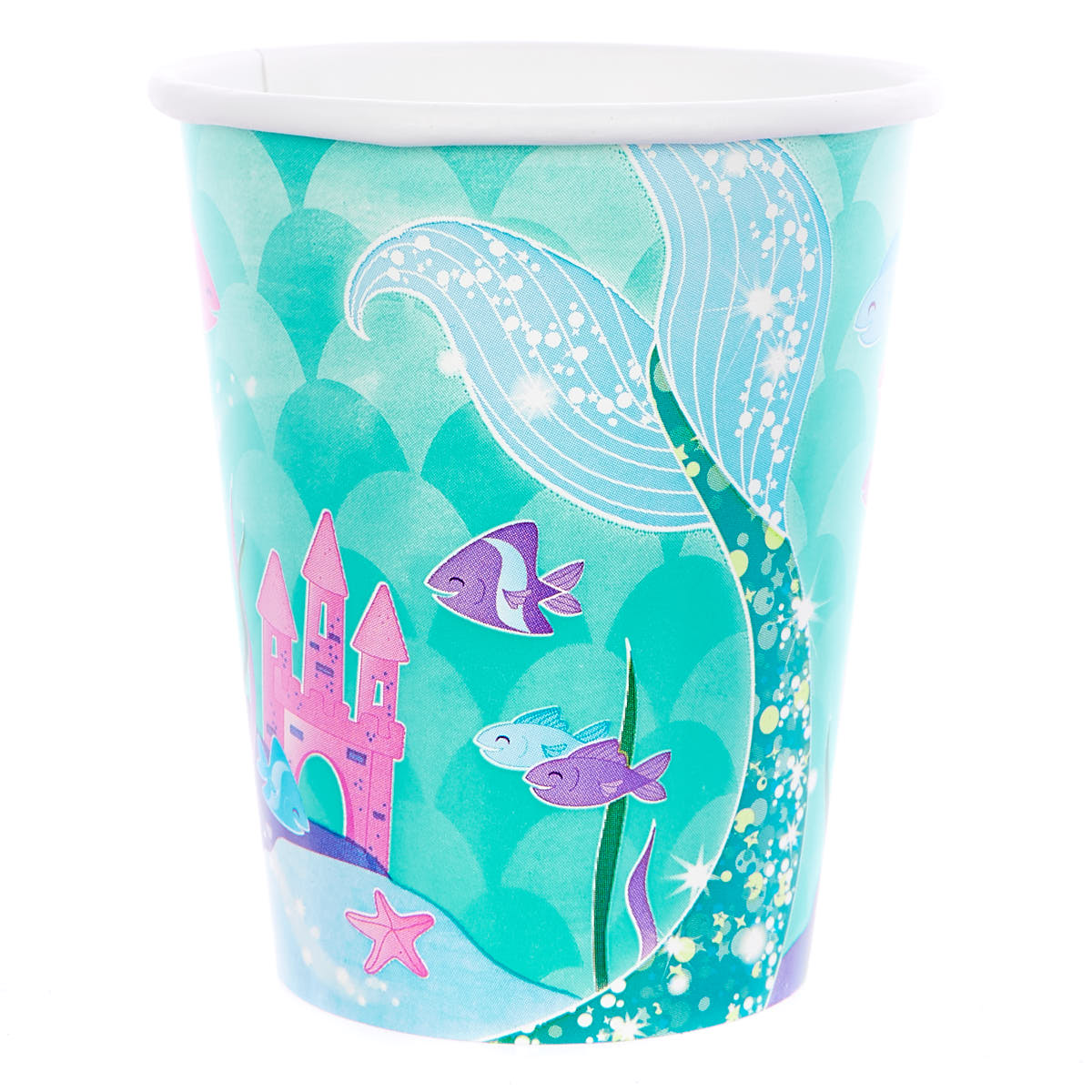 Mermaid Party Tableware & Decoration Bundle - 16 Guests