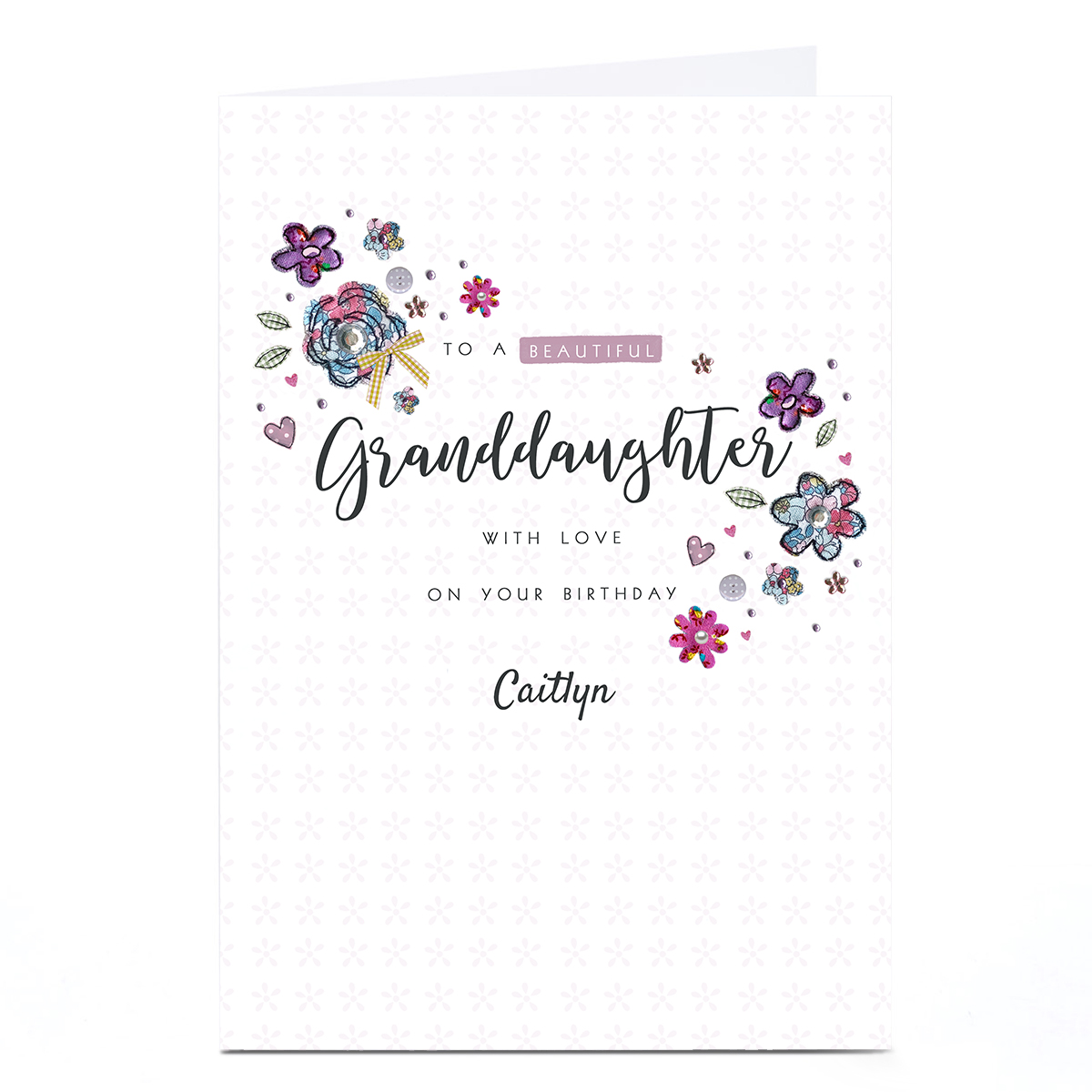 Personalised Birthday Card - Granddaughter 