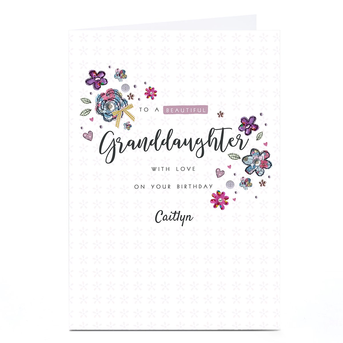 Personalised Birthday Card - Granddaughter 