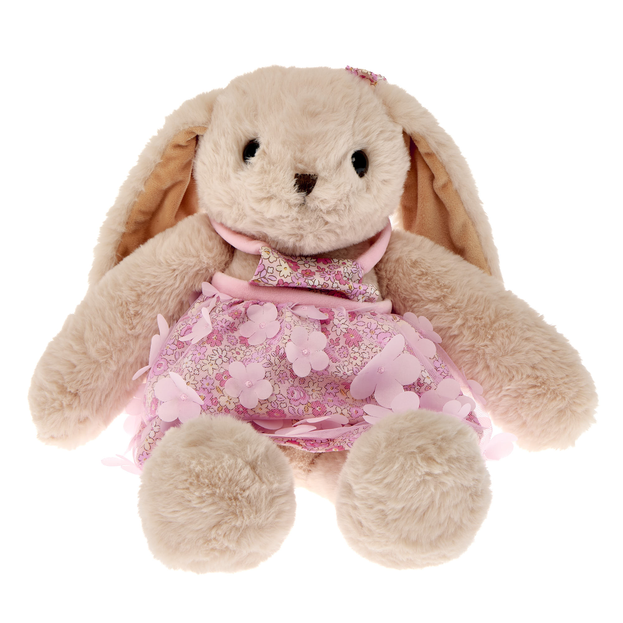 Large Flower Bunny Soft Toy