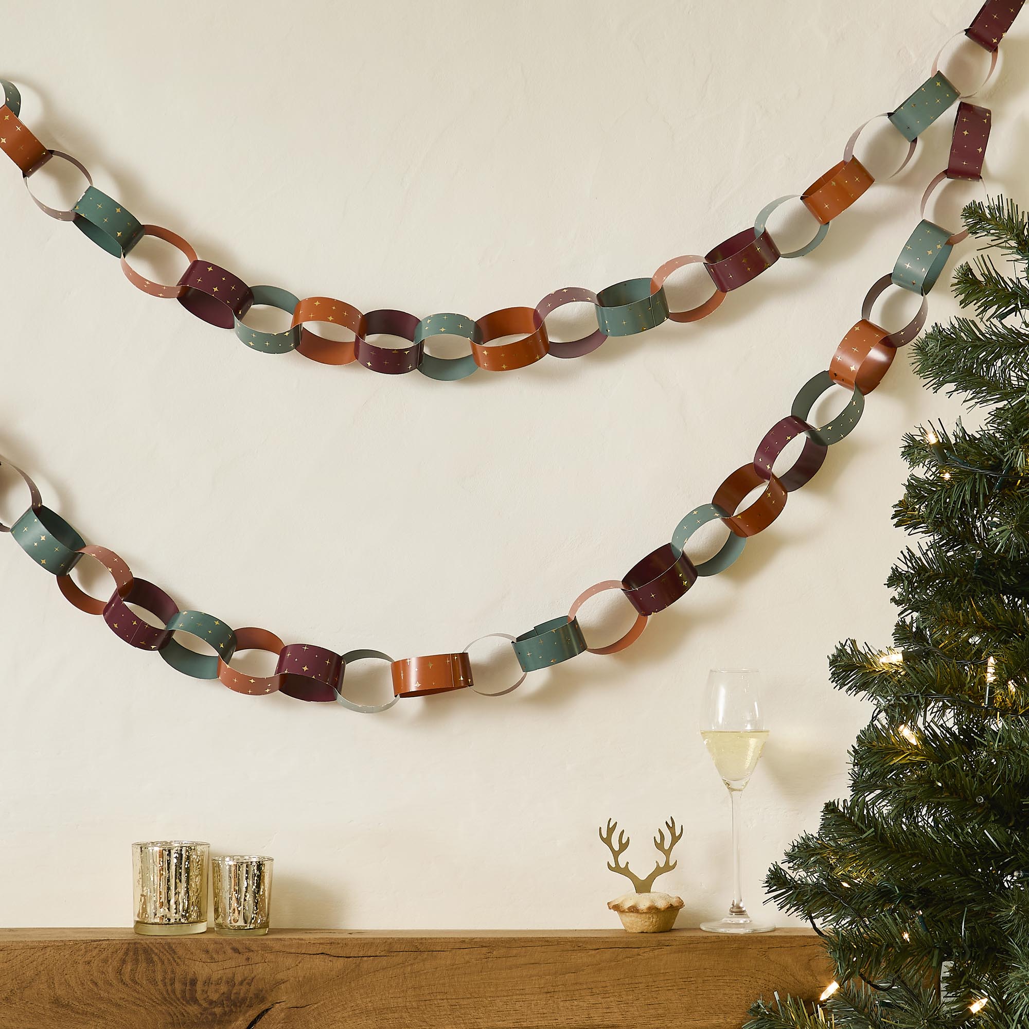 Star Paper Chains - Pack of 48