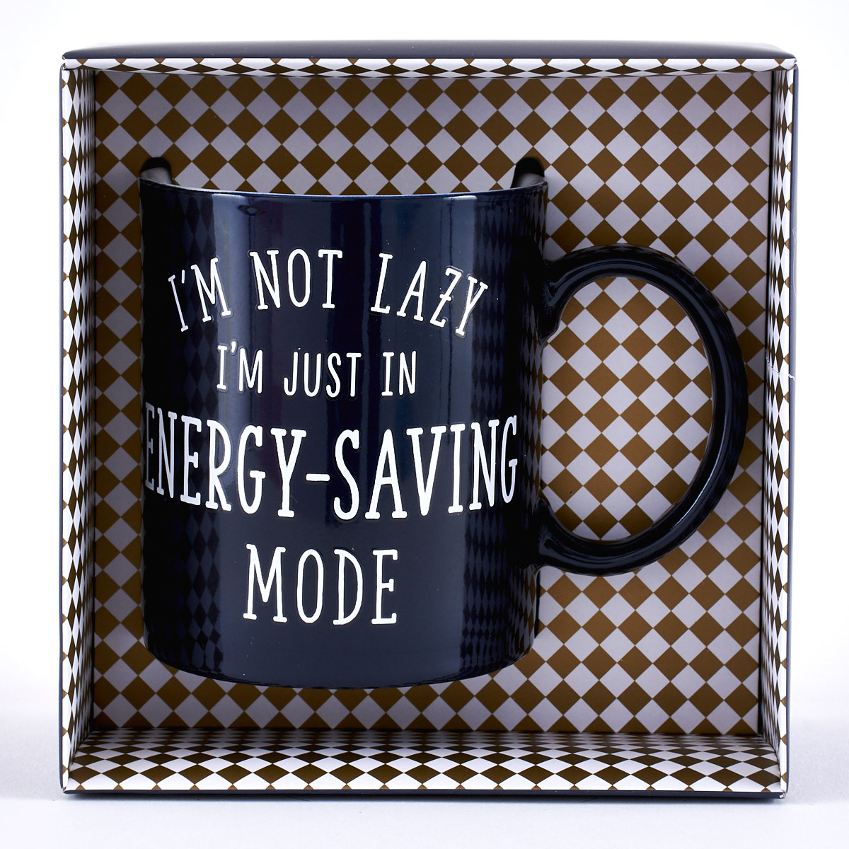 I'm Not Lazy, I'm Just In Energy-Saving Mode" Mug"