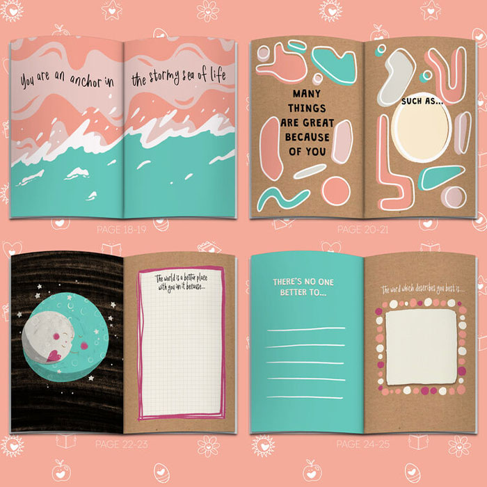 Fill in Your Words for Stepmum A5 Personalised Book