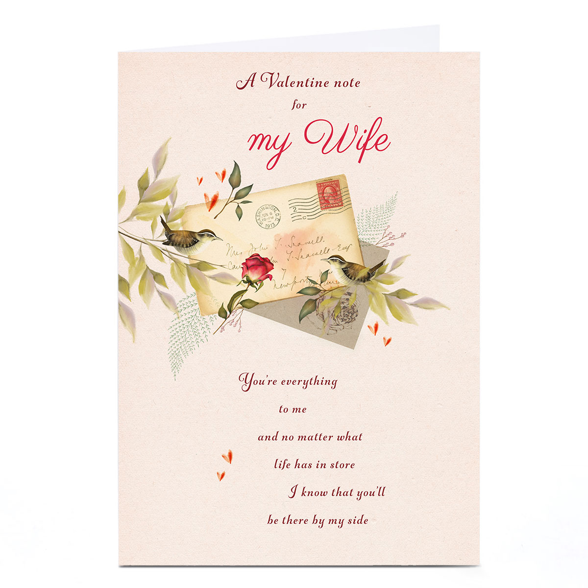 Personalised Valentine's Day Card - A Valentine Letter For My Wife
