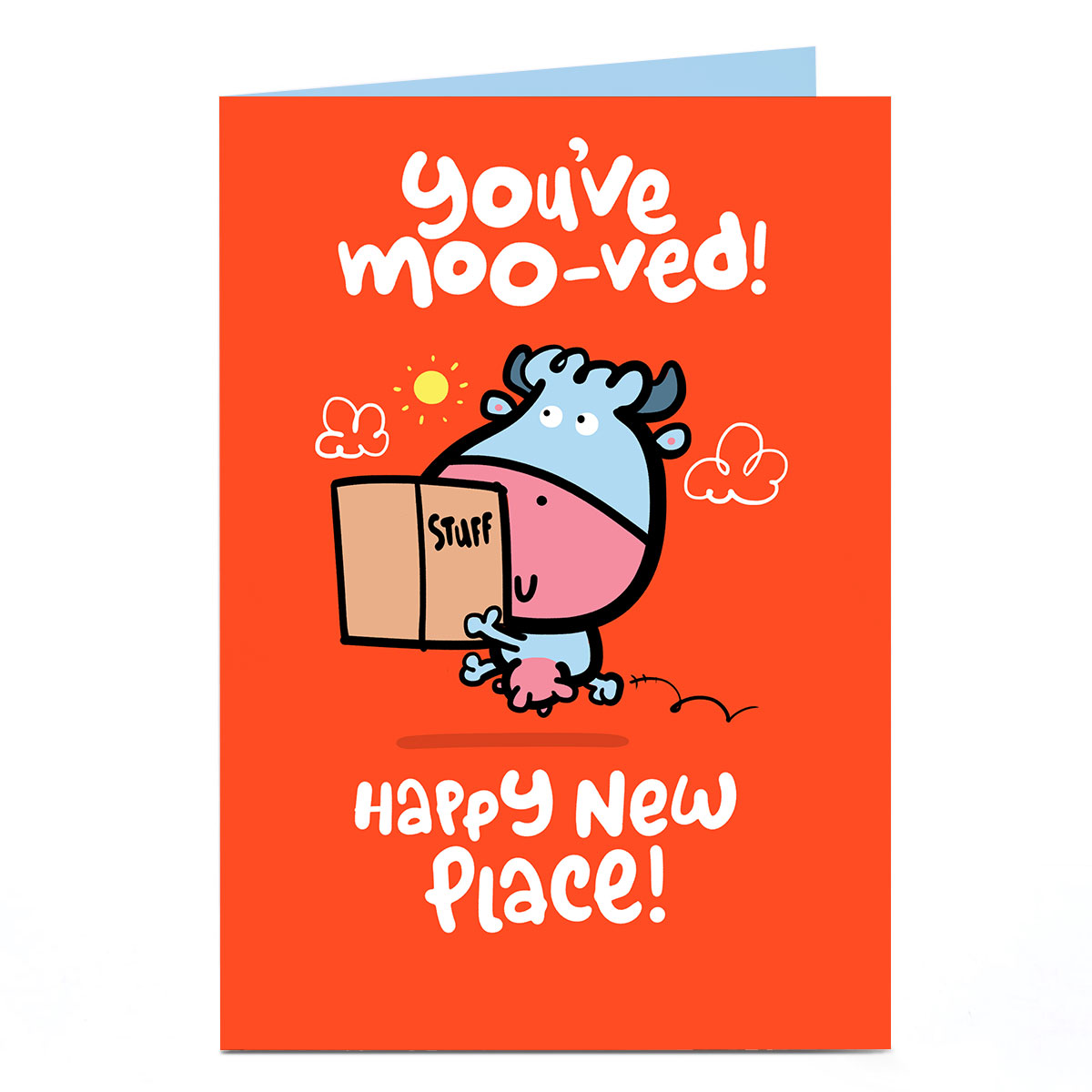 Personalised Fruitloops New Home Card - You've Moo-ved!