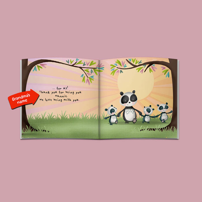 A Book To Read At Your House for Grandmothers Personalised Book