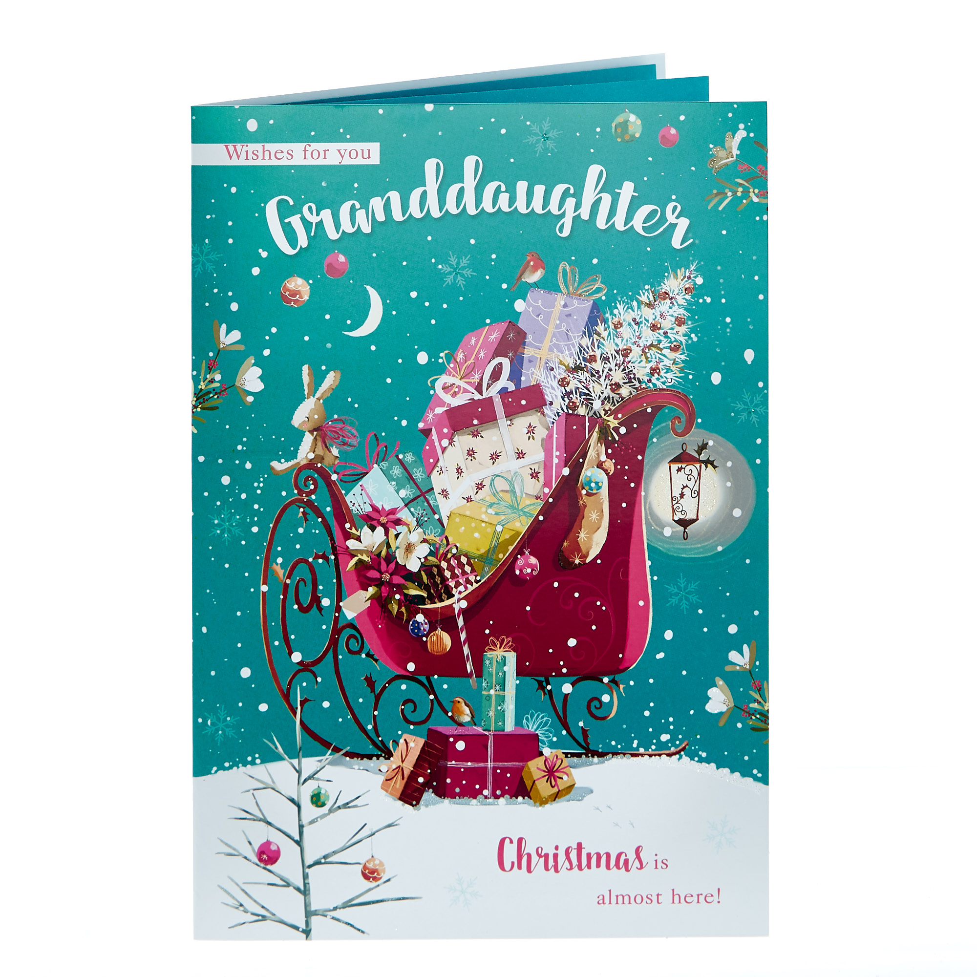 Christmas Card - Wishes For You Granddaughter
