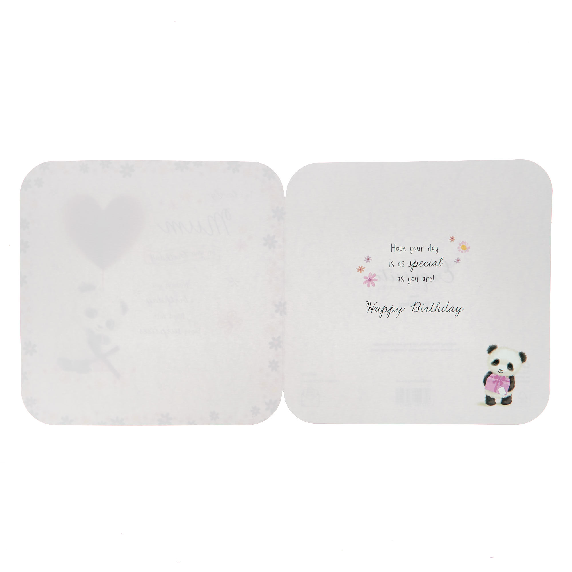 Exquisite Birthday Card - Mum Panda