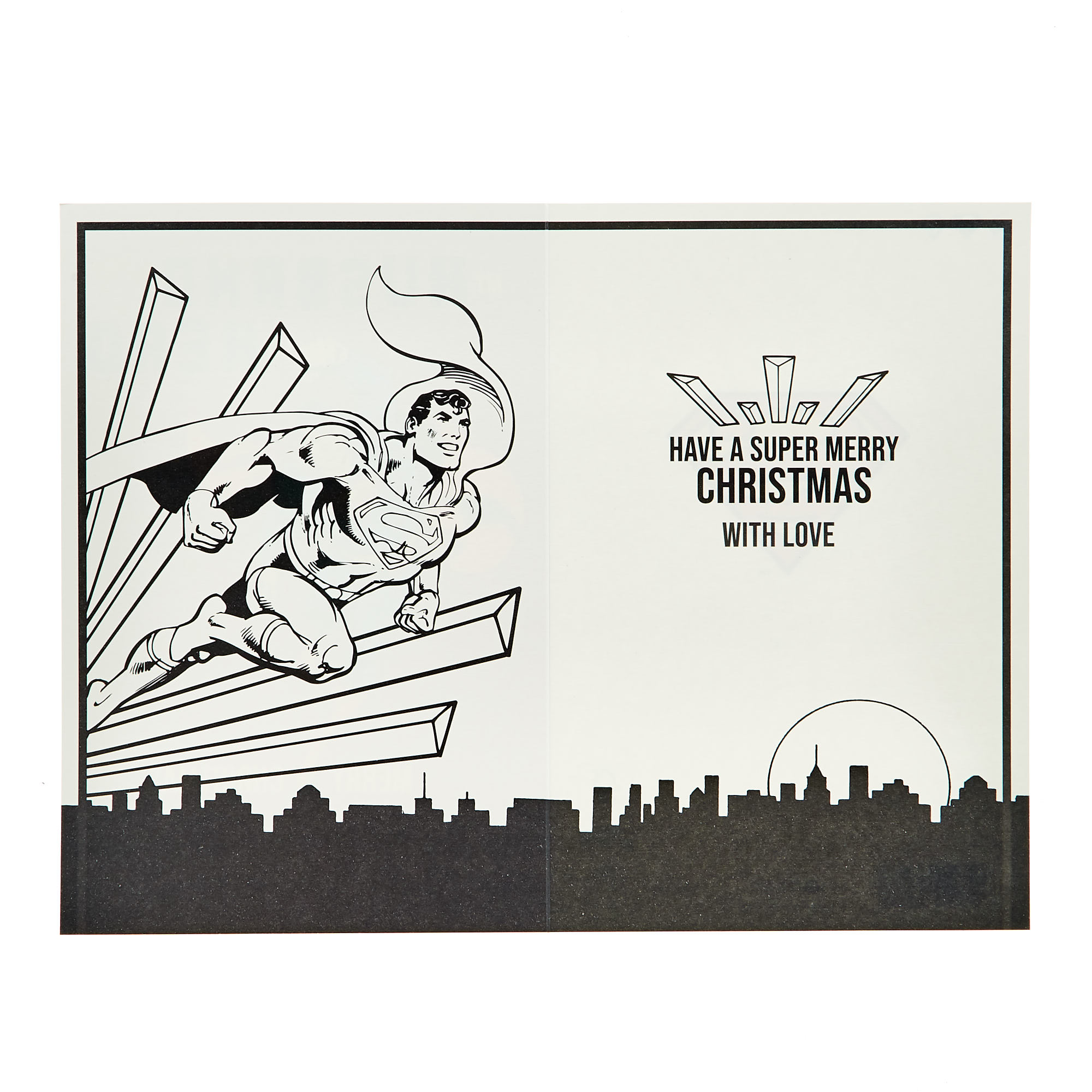 Superman Christmas Card - Husband My Superhero