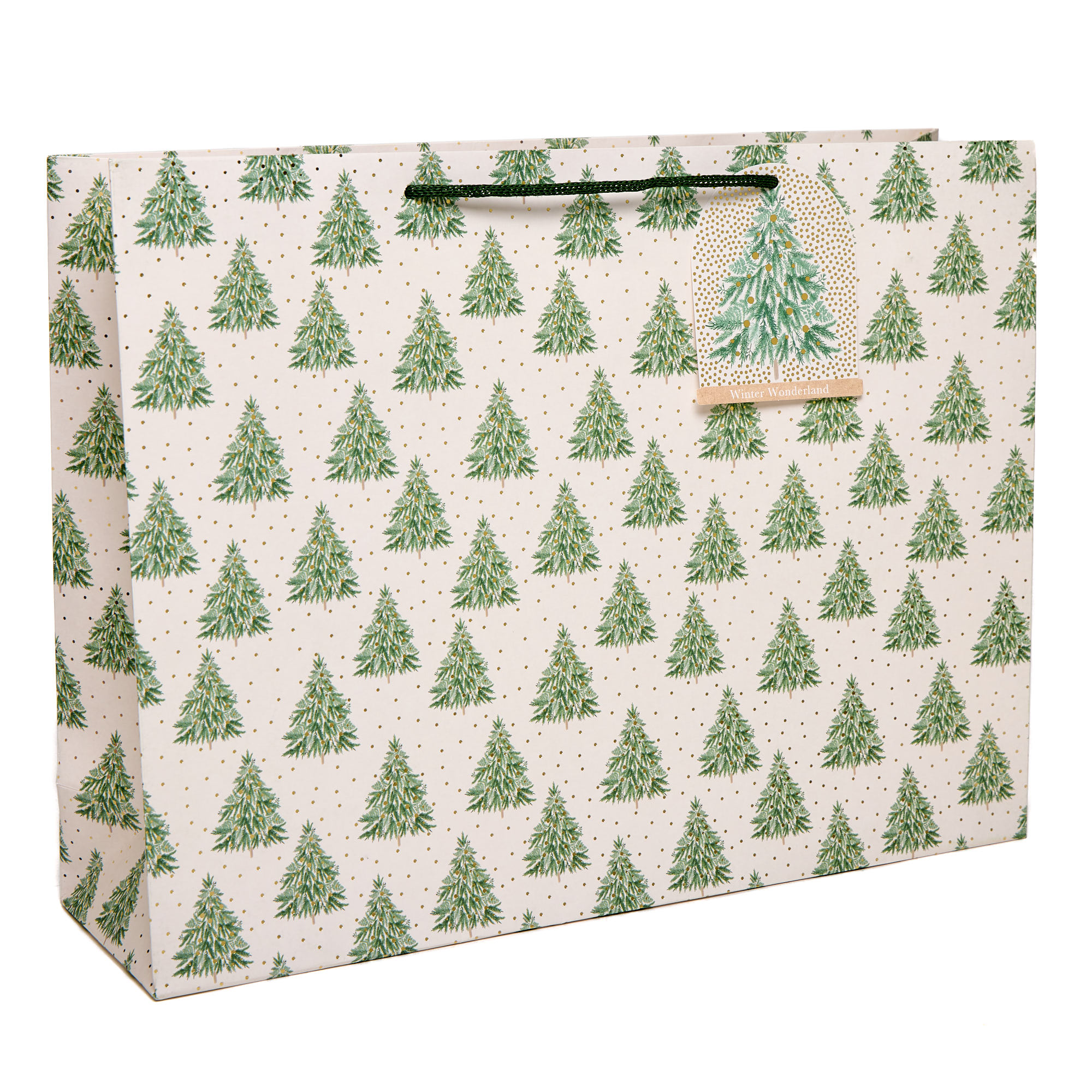 Repeat Trees Extra Large Landscape Christmas Gift Bag