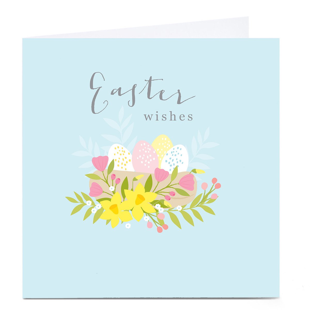 Personalised Klara Hawkins Easter Card - Egg Nest