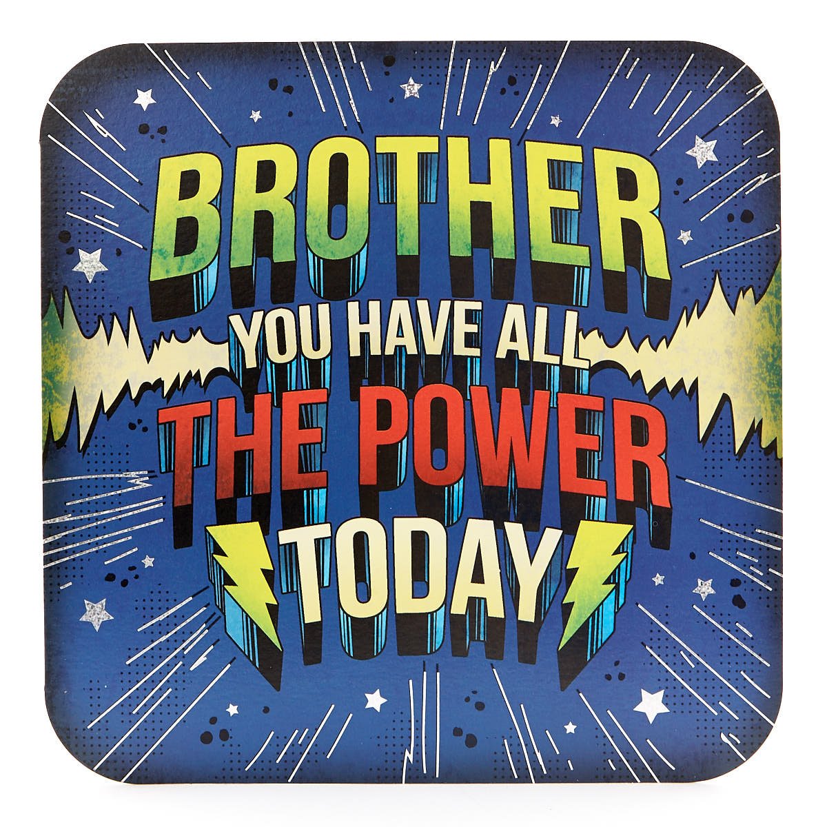 Platinum Collection Birthday Card - Brother The Power