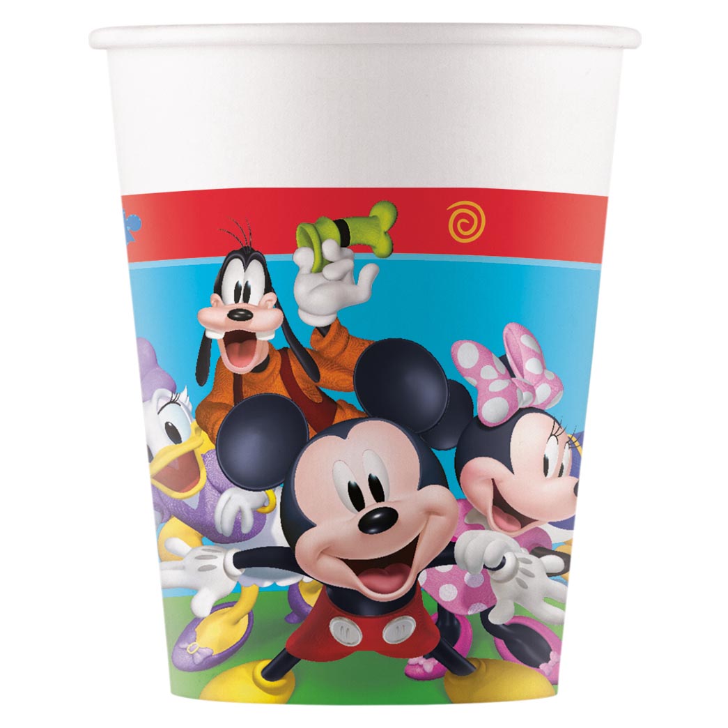 Mickey Rock The House Party Tableware & Decorations Bundle - 16 Guests