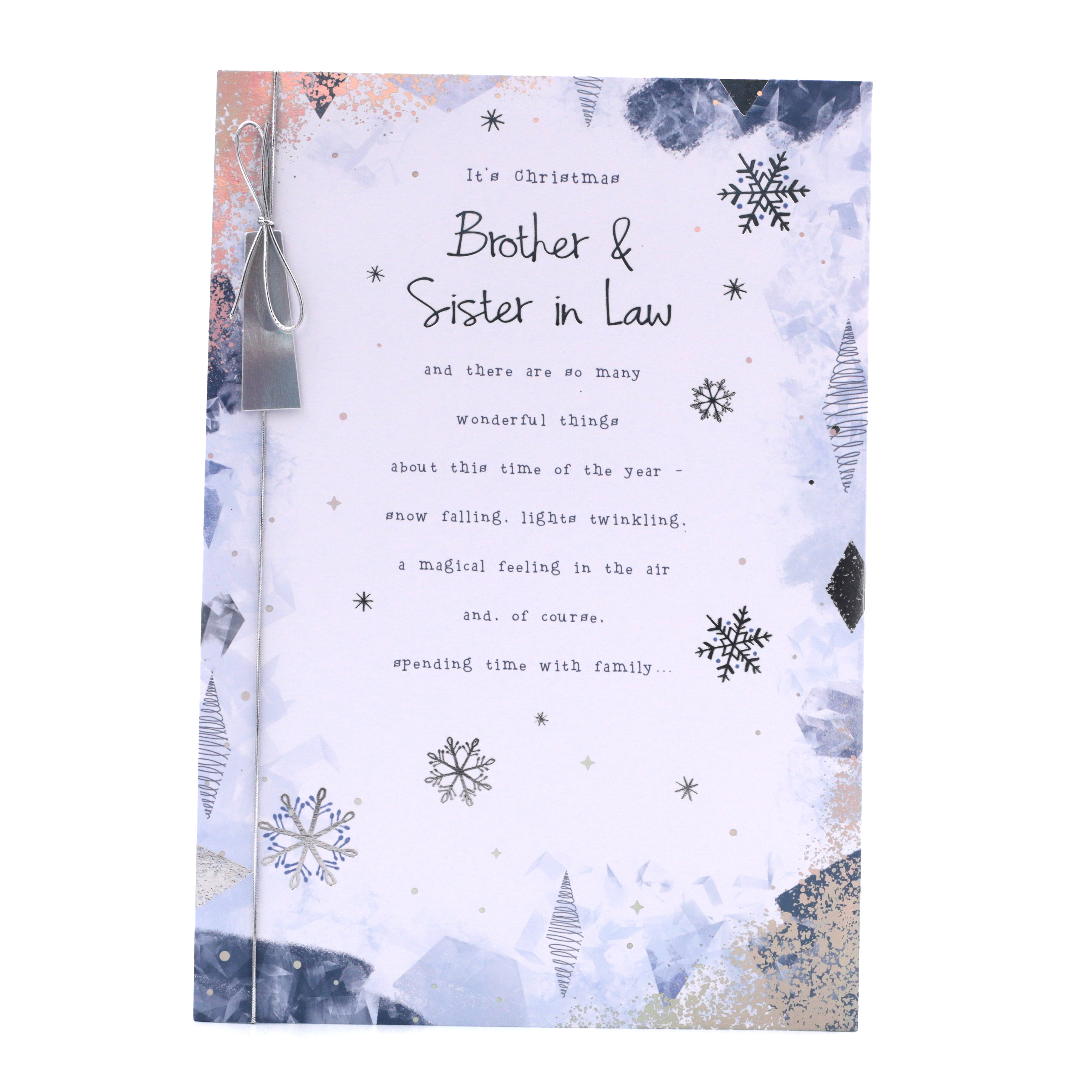 Buy Christmas Card  Brother and Sister In Law, Classic Verse for GBP 1