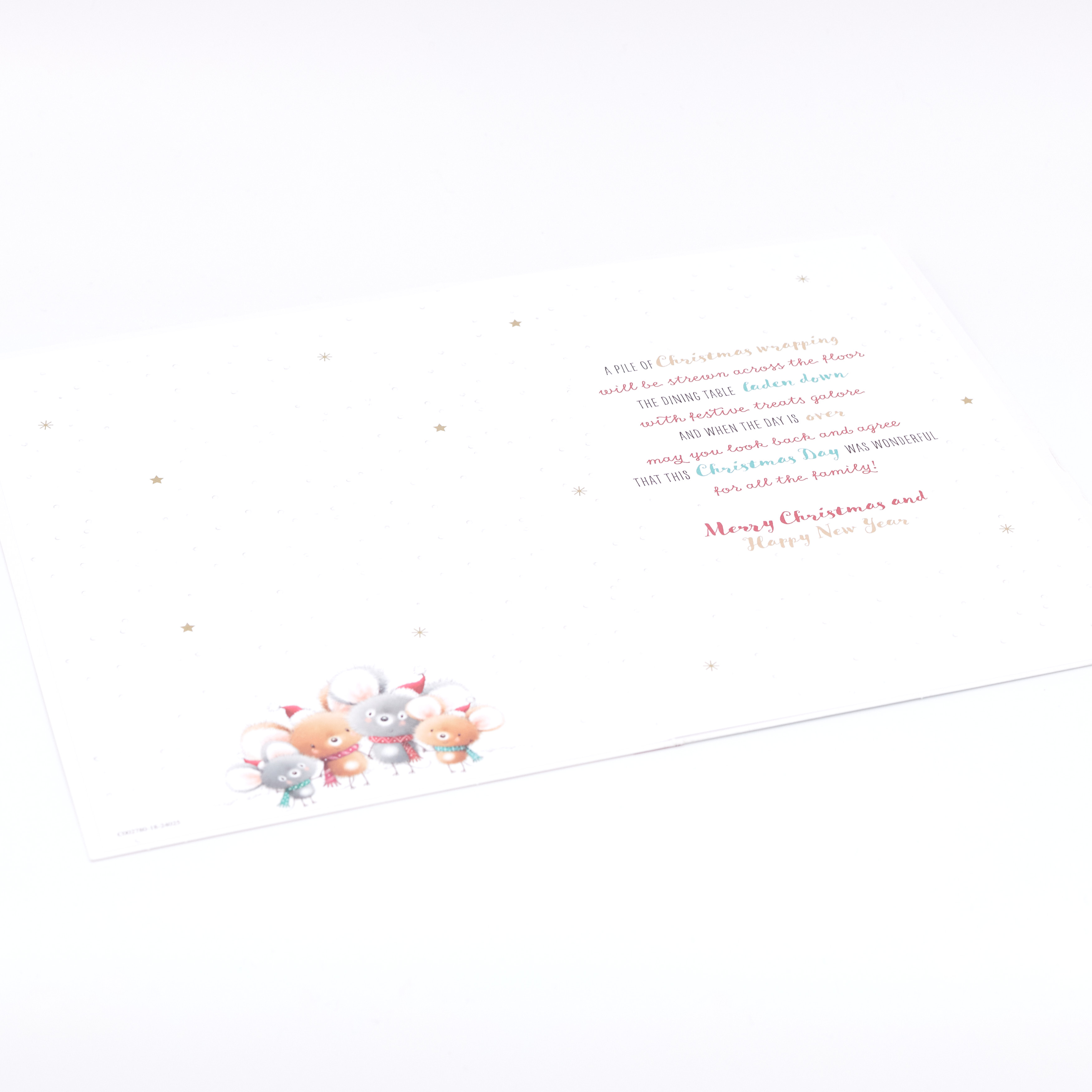 Christmas Card - Lovely Daughter And Family, Cute Christmas Verse