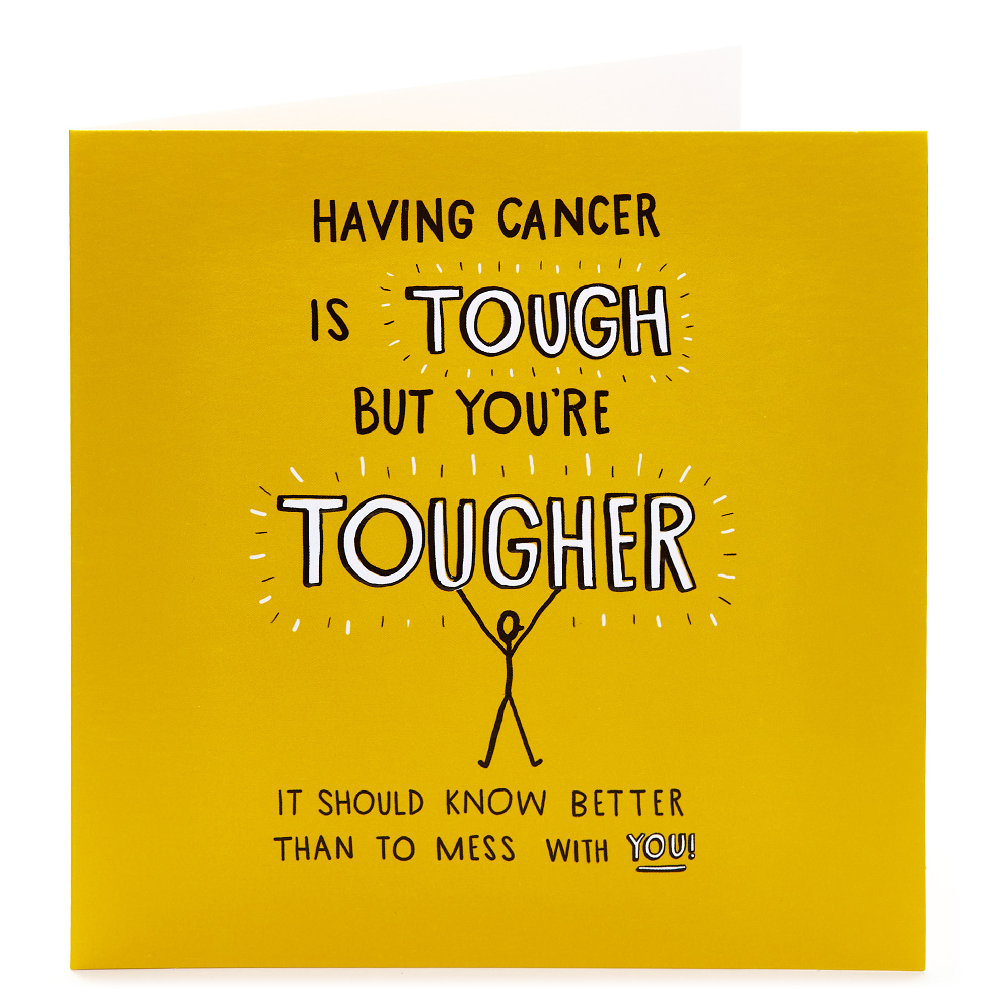 Get Well Card - Cancer Is Tough