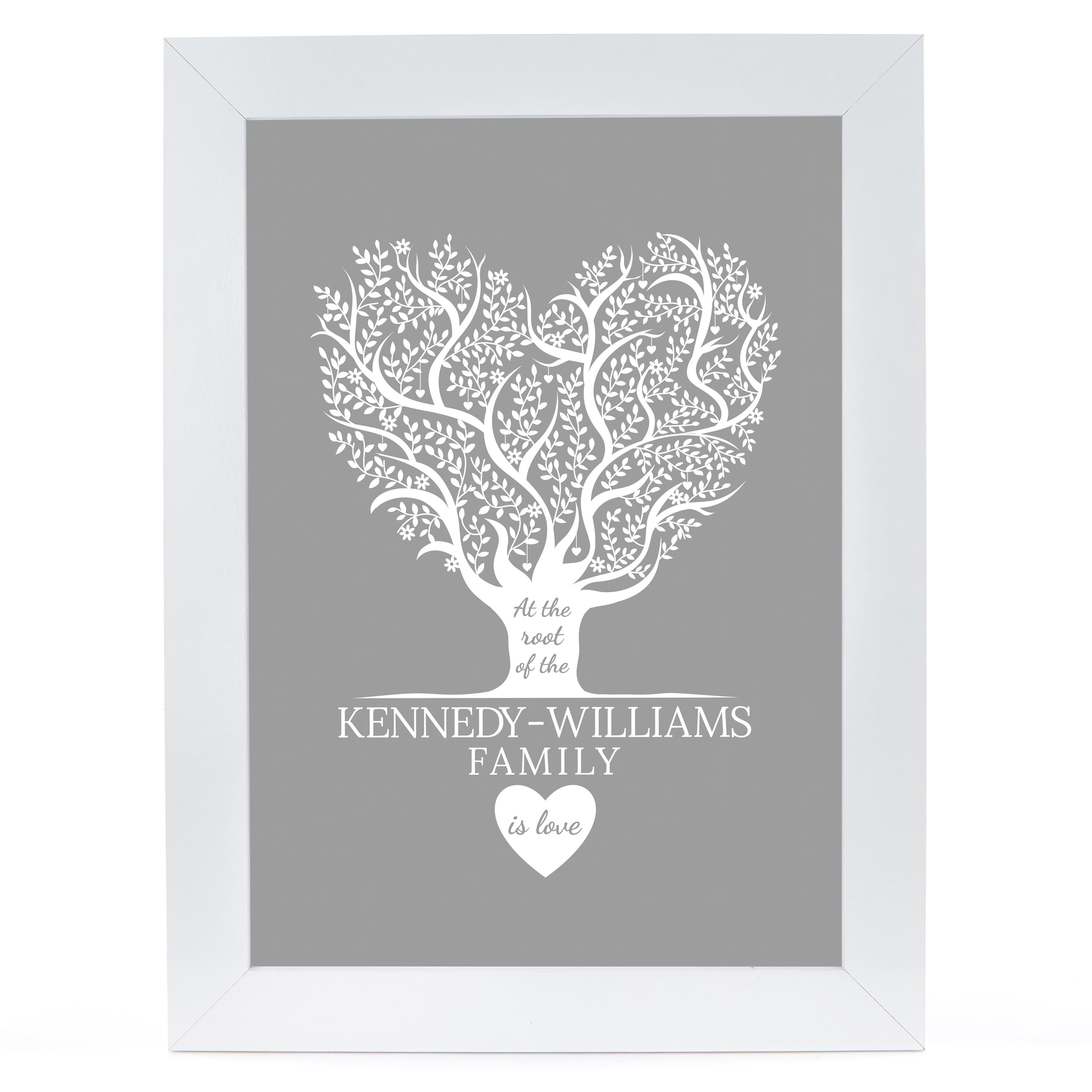 Personalised Family Tree Print