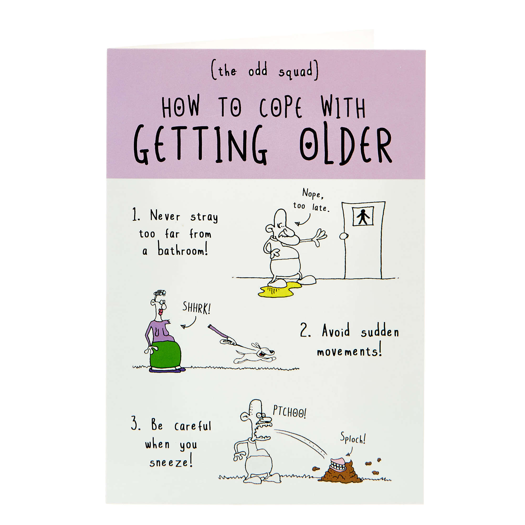 Birthday Card - How To Cope With Getting Older