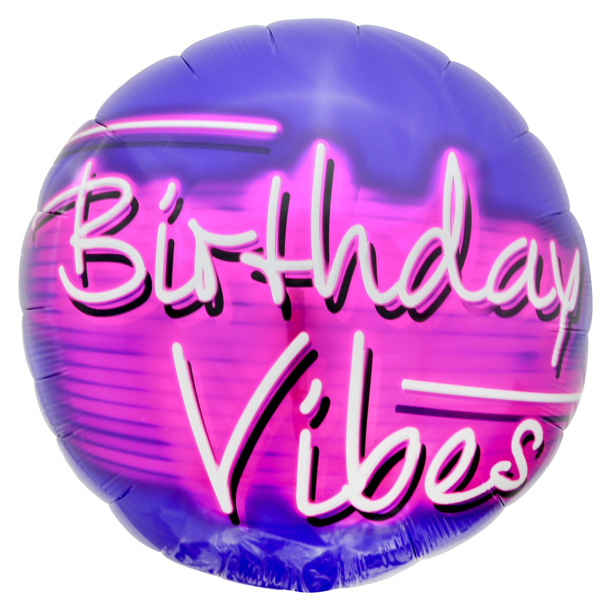 Birthday Vibes 31-Inch Foil Helium Balloon