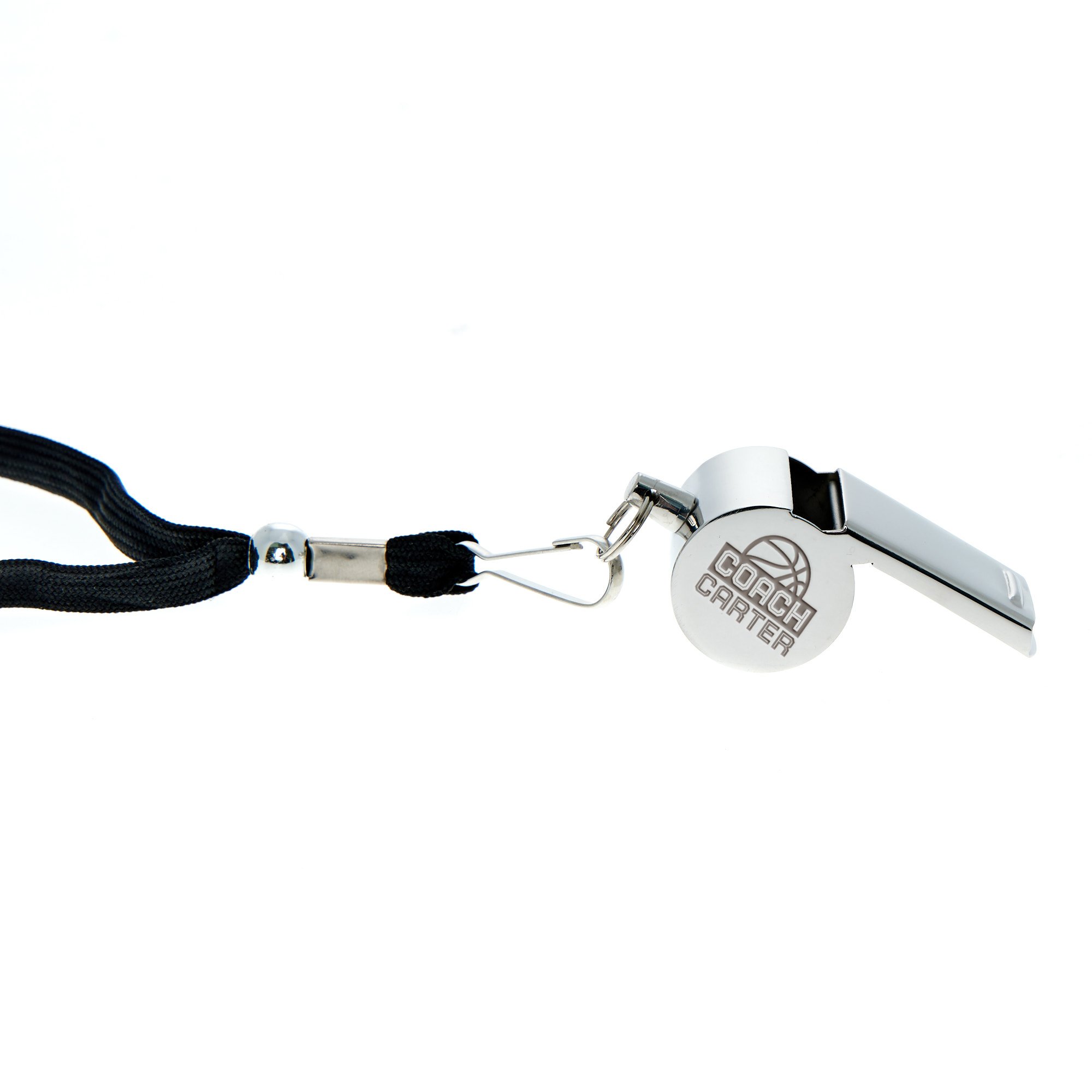 Personalised Stainless Steel Whistle - Coach