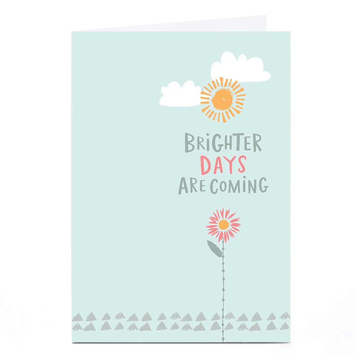 Personalised Ebony Newton Card - Brighter Days