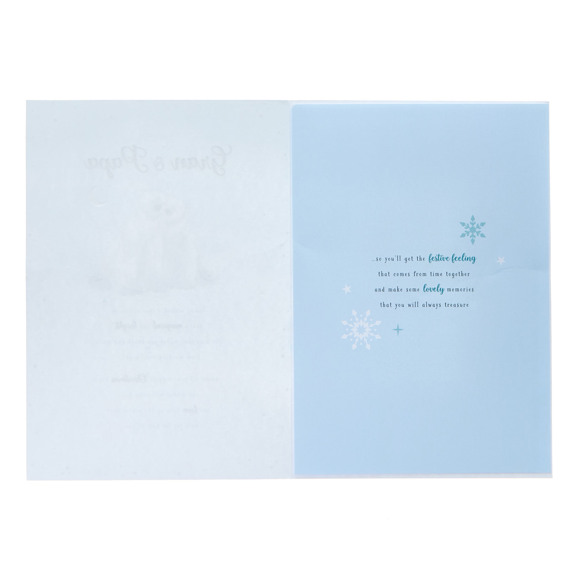 Gran & Papa Polar Bears Christmas Card