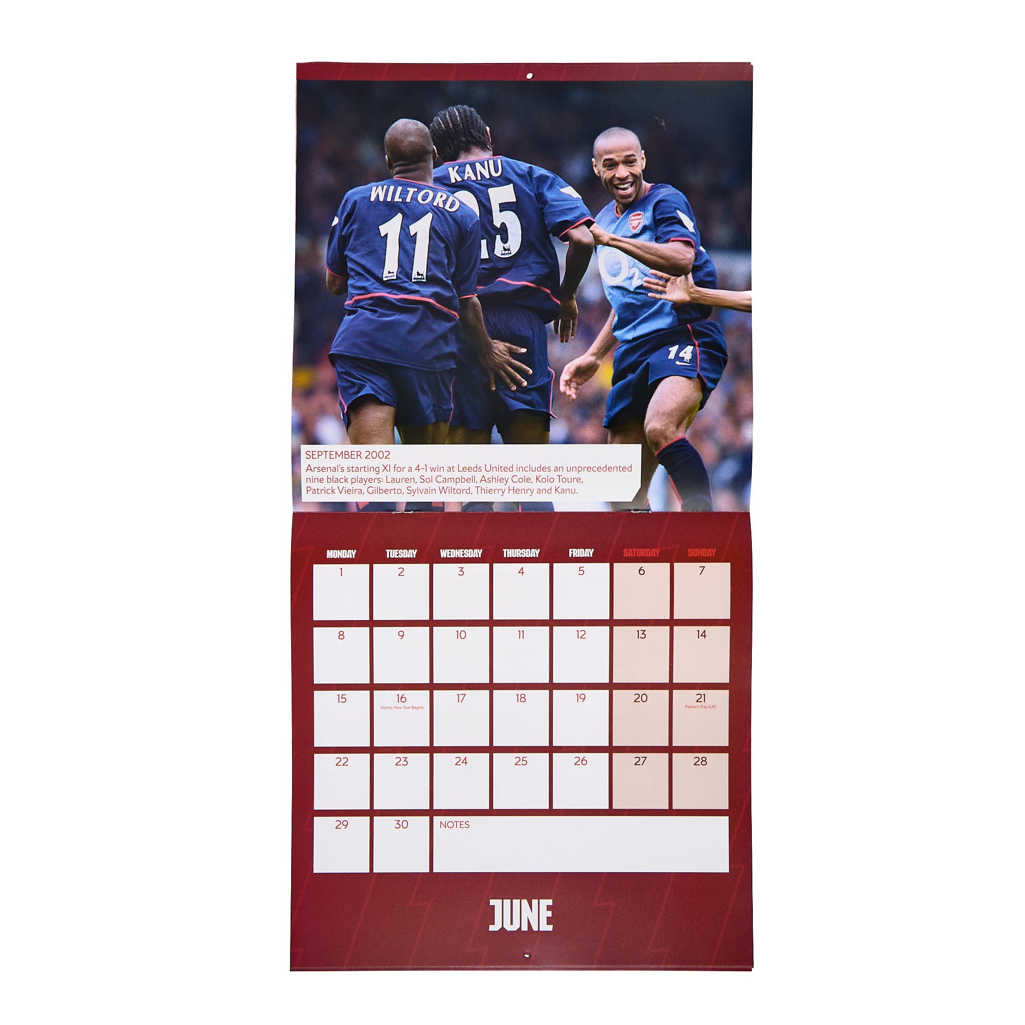 Arsenal 2026 Calendar & Diary Musical Gift Box