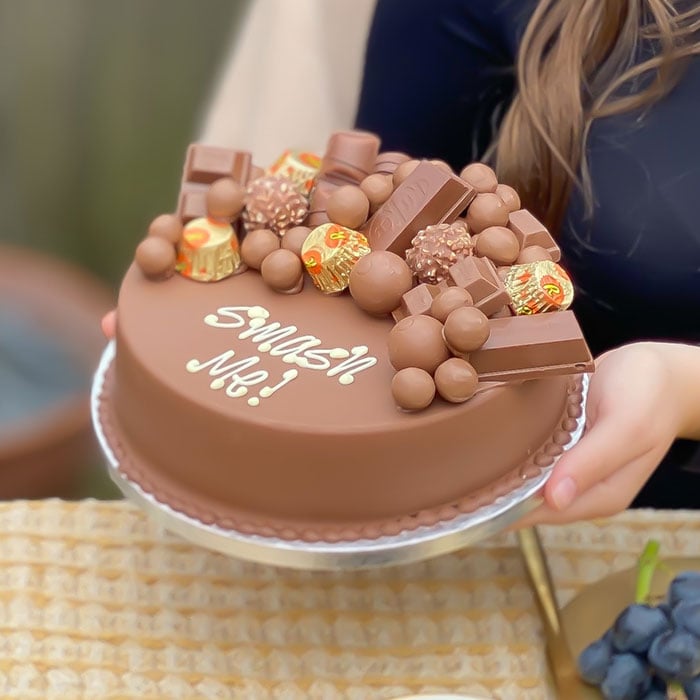 Personalised Chocoholic Smash Cake