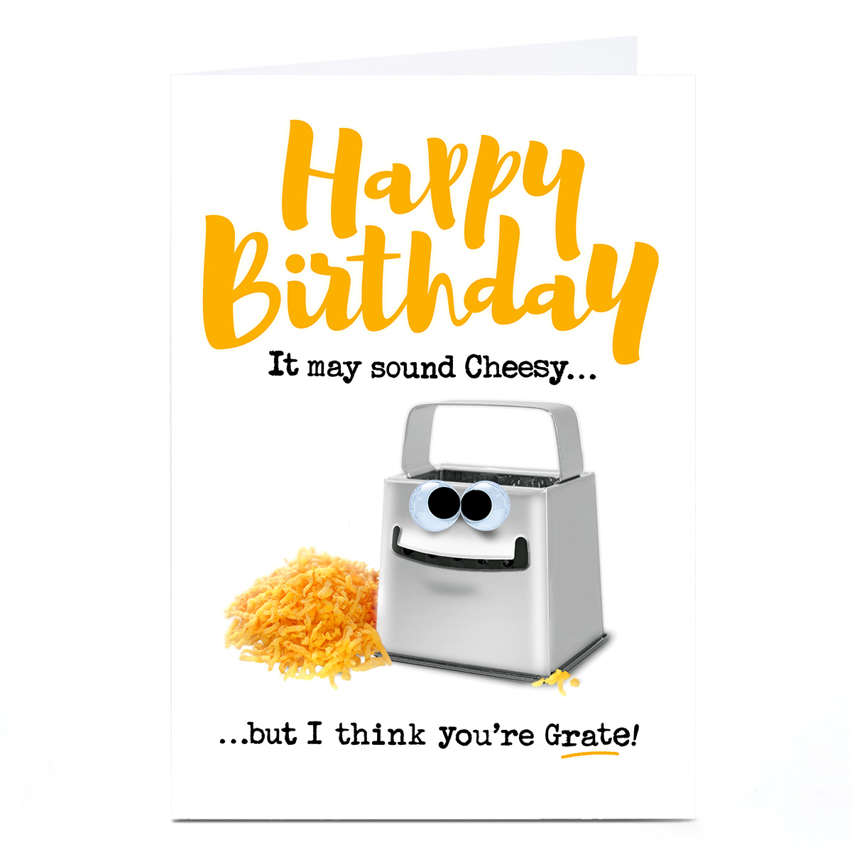 Personalised PG Quips Birthday Card - It May Sound Cheesy