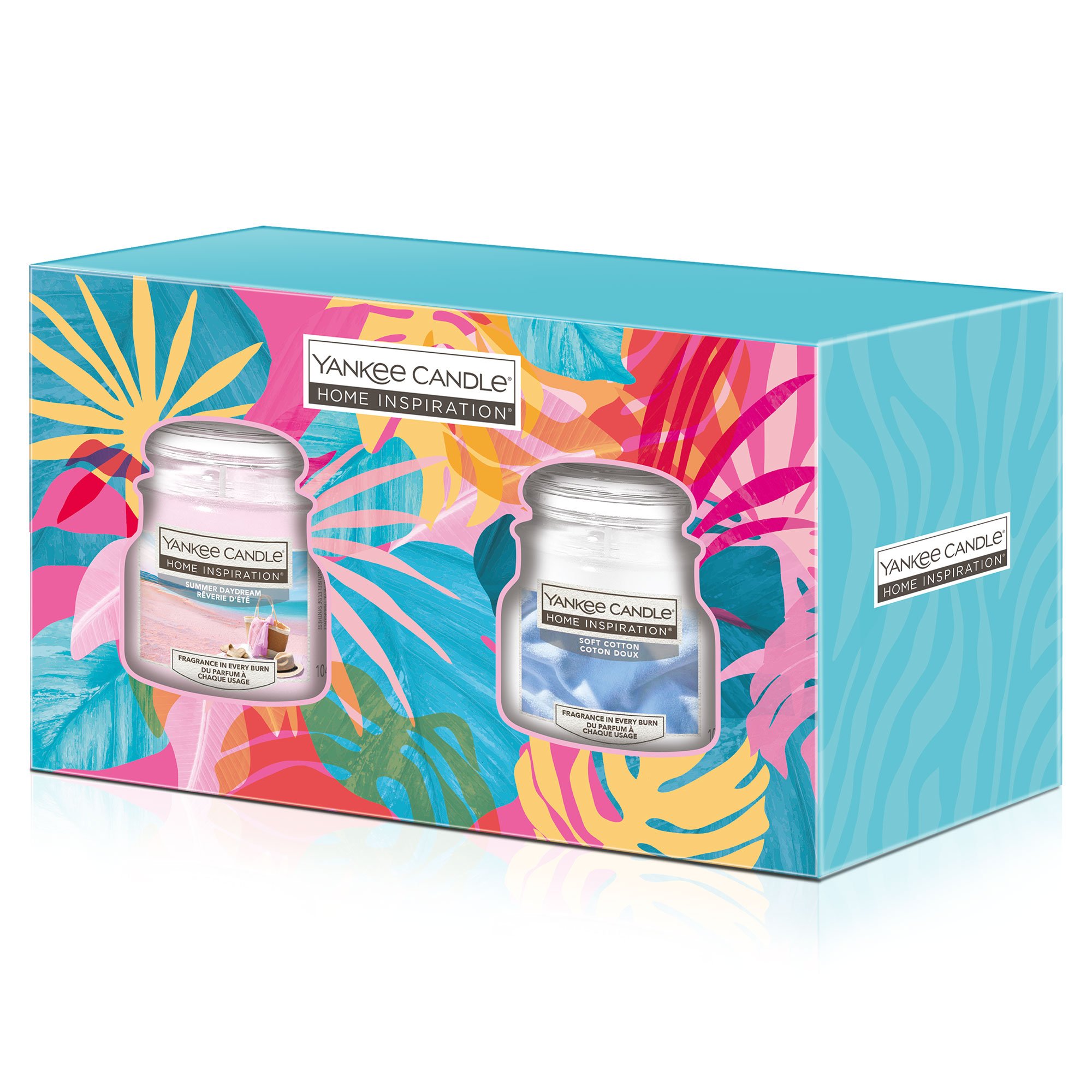 Yankee Candle Home Inspiration Summer Daydream & Soft Cotton Small Jars Gift Set
