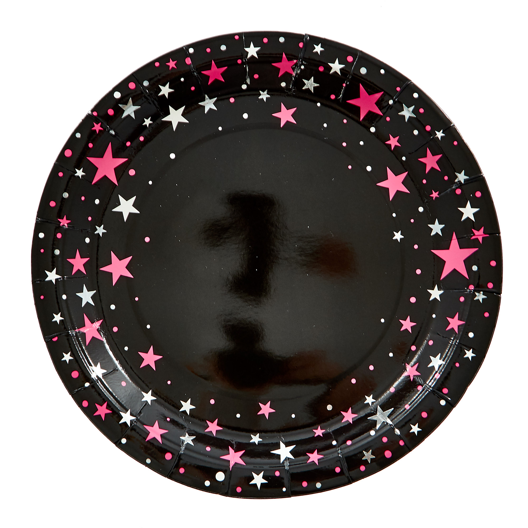 Pink & Black Starry Party Pack - 56 Pieces