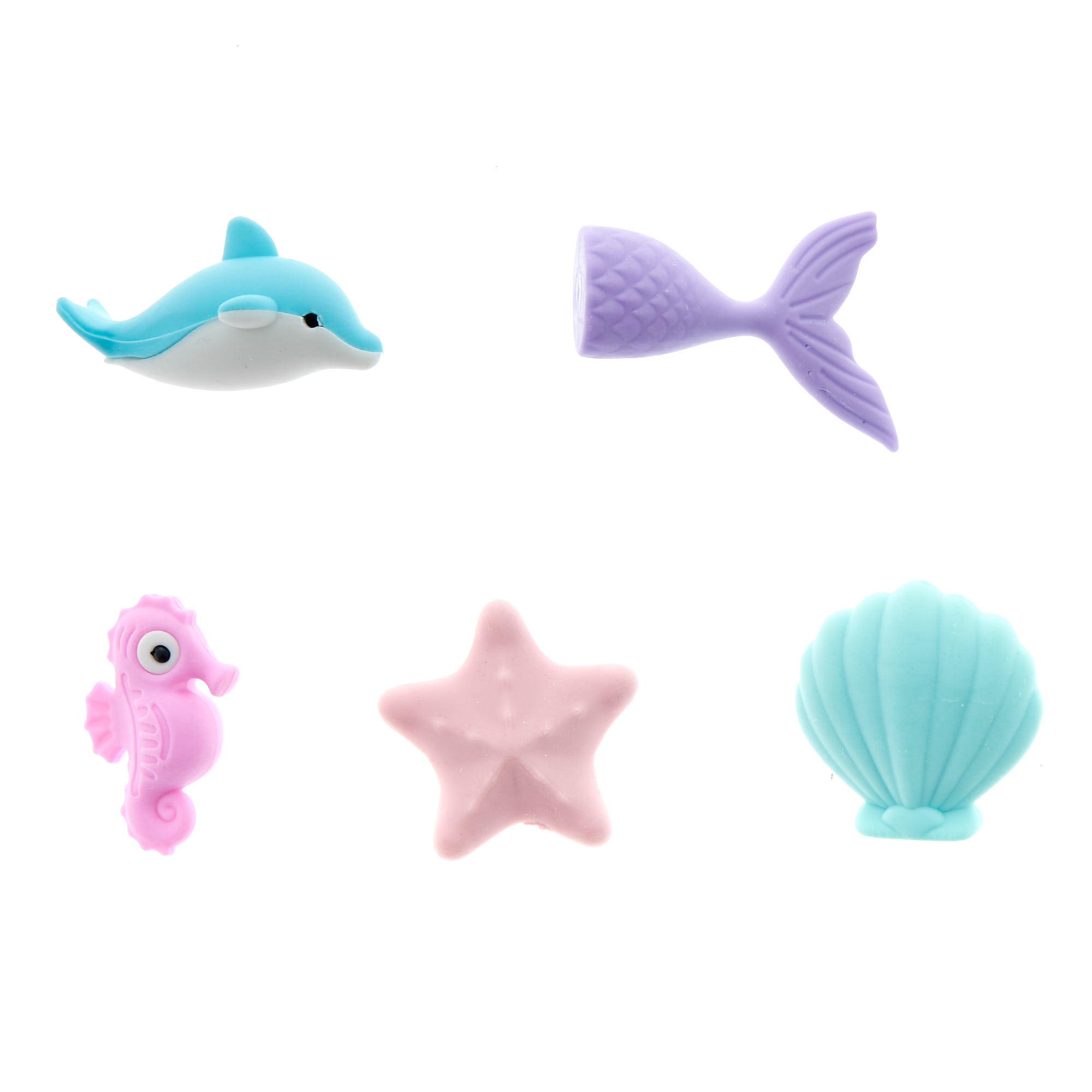 Mermaid Erasers - Pack of 5