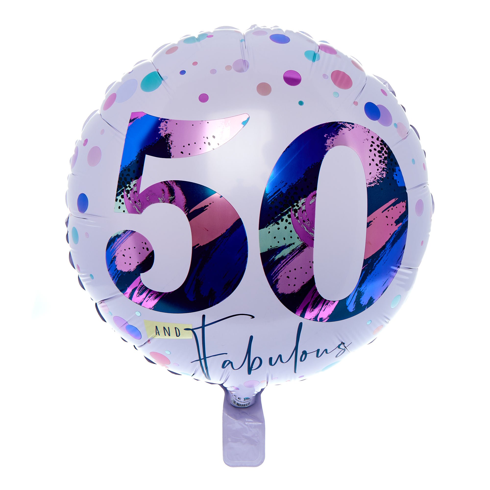 50 & Fabulous Balloon Bouquet - DELIVERED INFLATED!