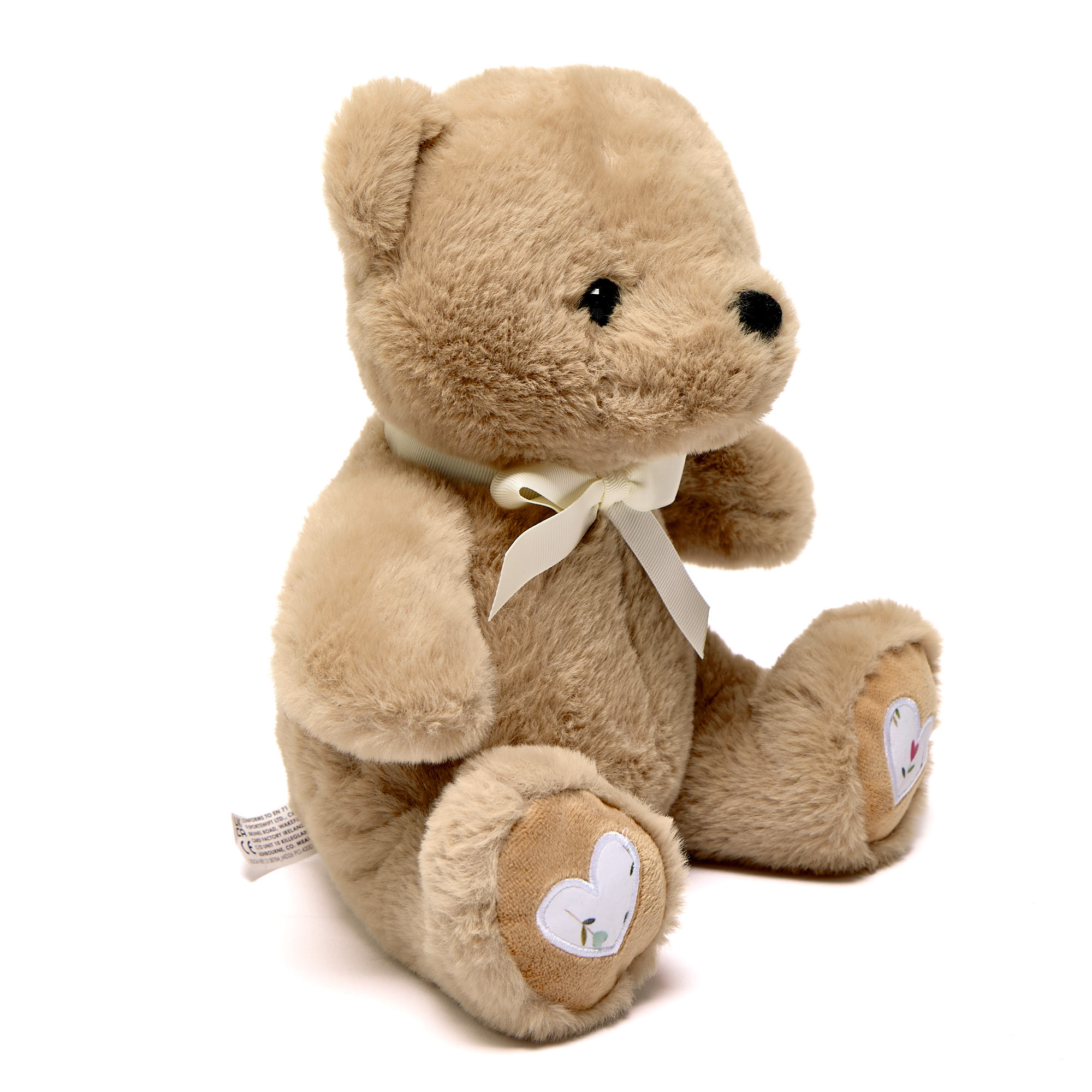 Medium Floral Hearts Bear Soft Toy