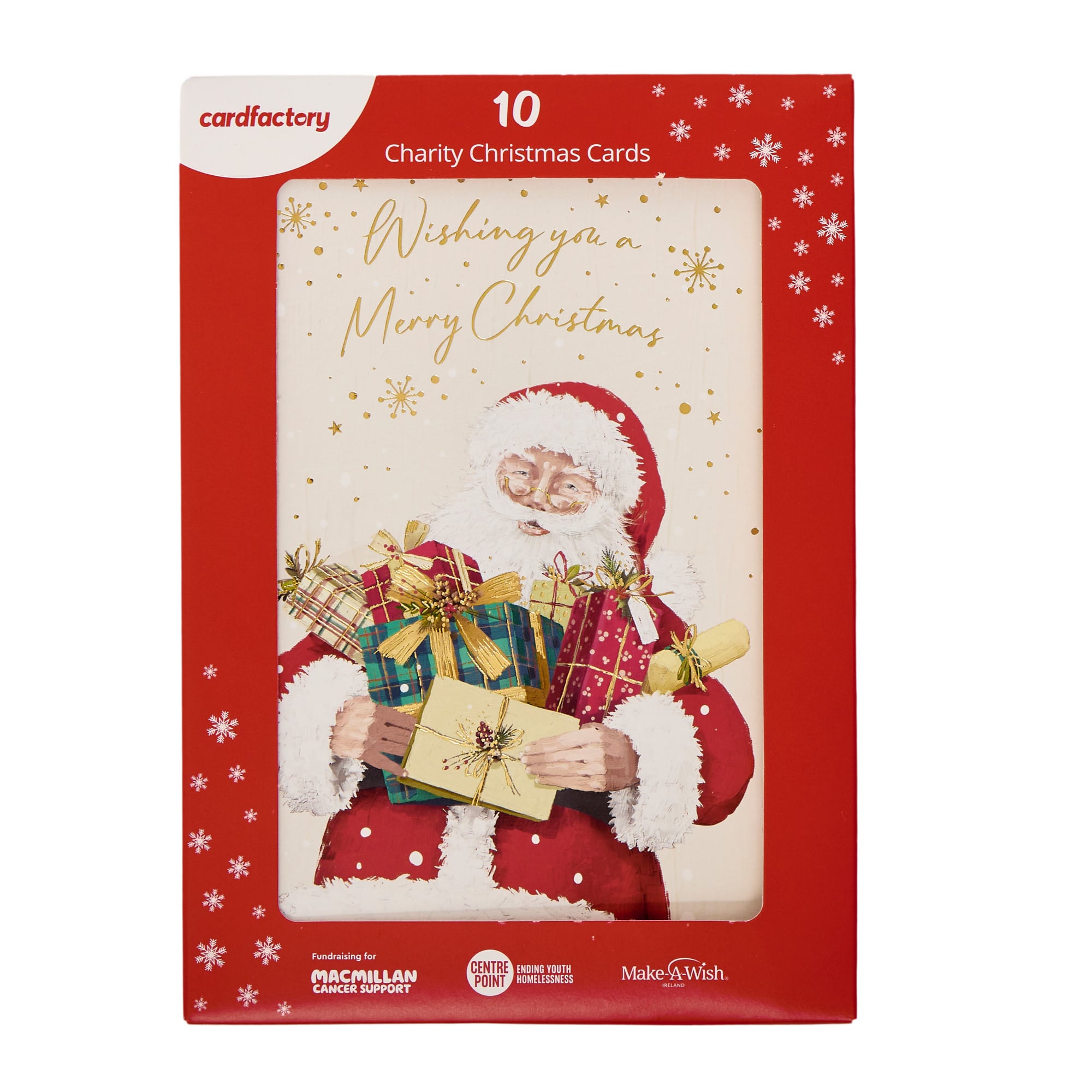 10 Portrait Santa Charity Christmas Cards
