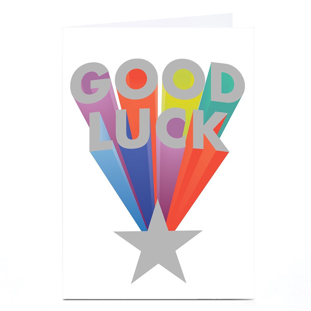 Good Luck Card - Star Explosion