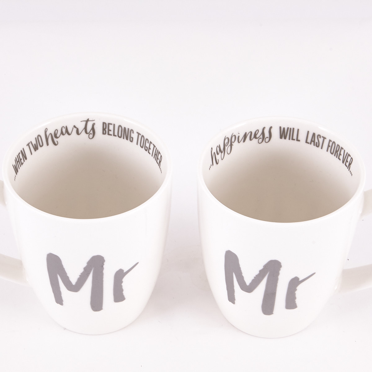 Mr & Mr Wedding Mug Set